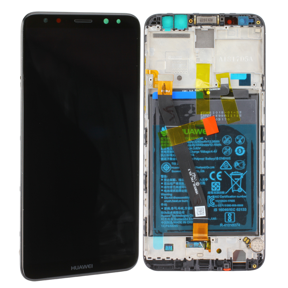 Huawei Mate 10 Lite RNE-L01 LCD Display, Black (Service Pack)