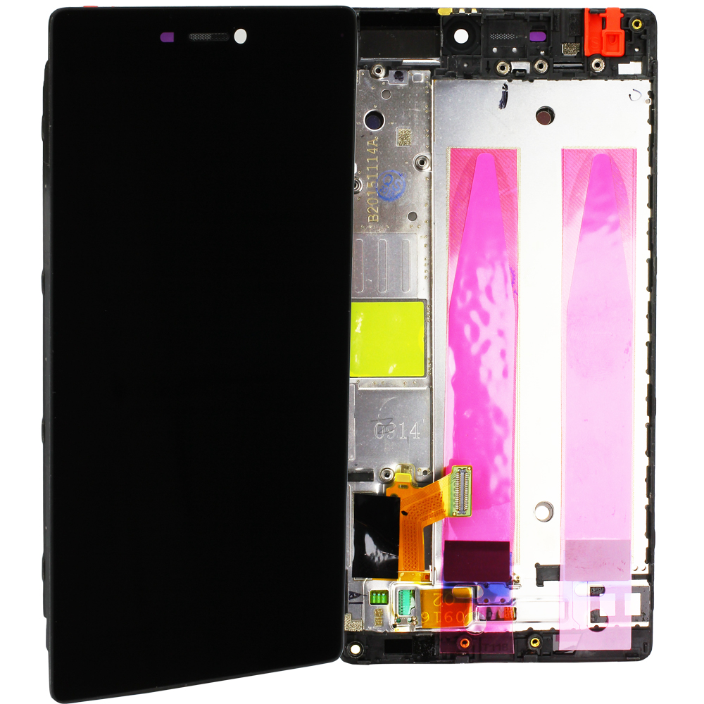 Huawei P8 LCD Unit with Display Frame, Black