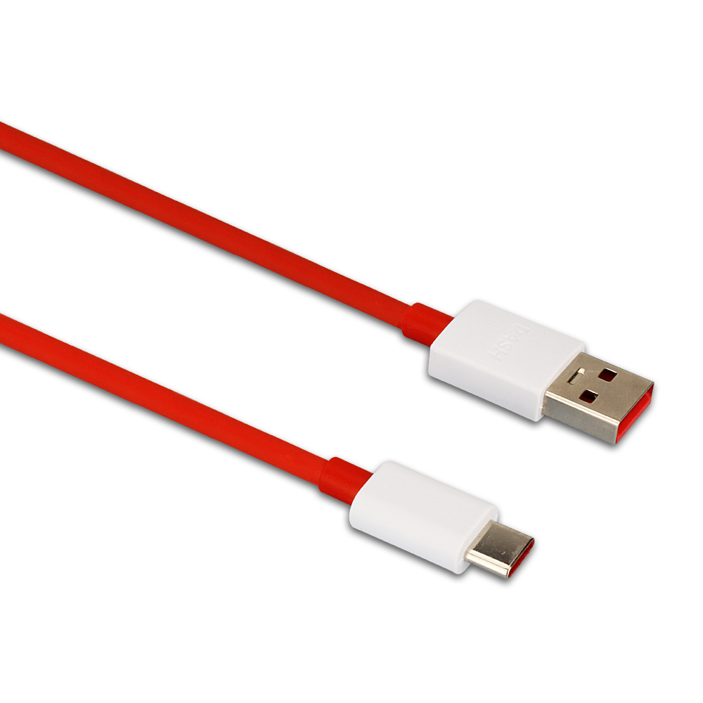 Datenkabel Kompatibel für OnePlus USB Typ C D301 4A 1m Rot Bulk