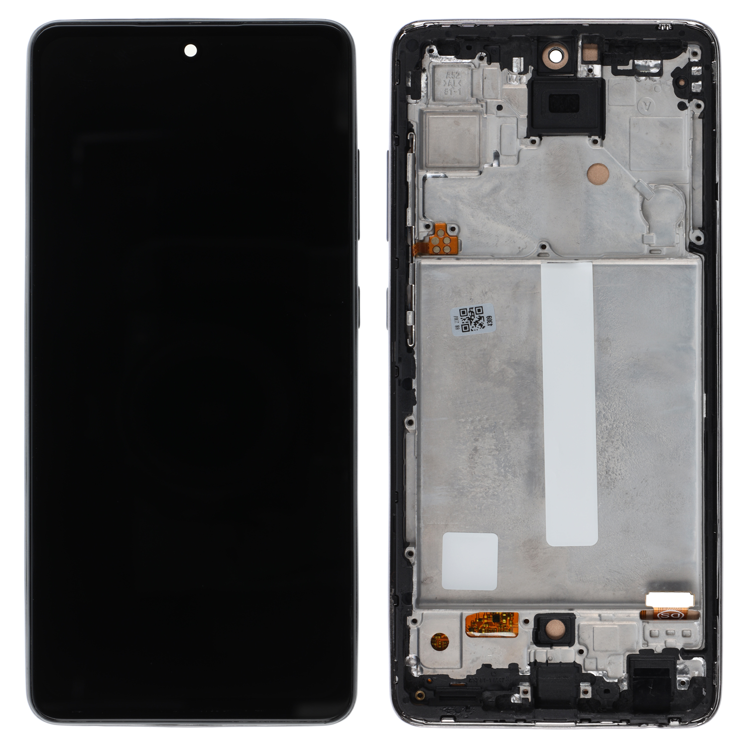 LCD Display Kompatibel zu Samsung Galaxy A52 5G (A526B) mit Rahmen INCELL (Fingerprint Sensor wird nicht unterstüzt)