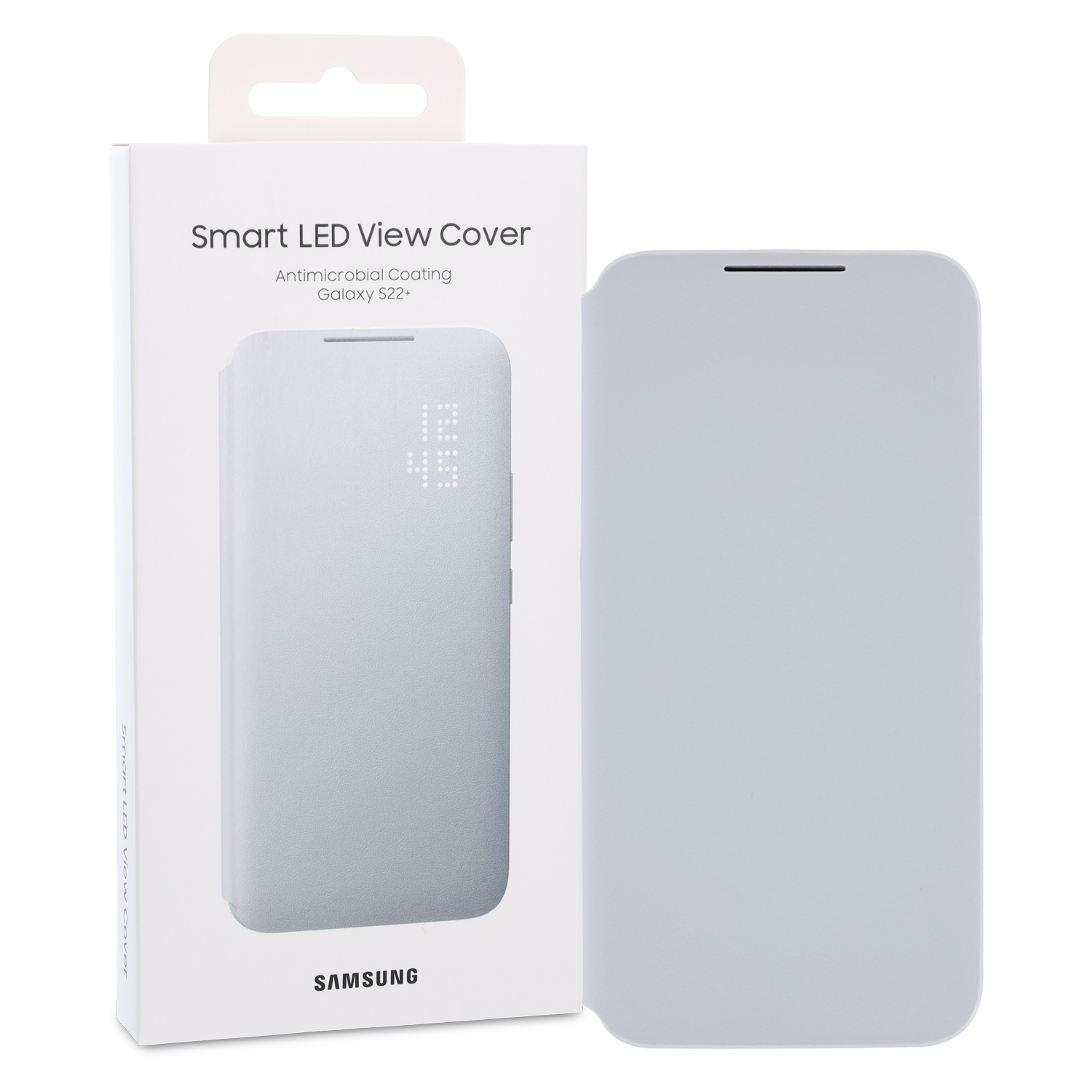 Samsung Galaxy S22+ 5G (S906B/DS) LED View Cover EF-NS906PJEGEE - Hell Grau