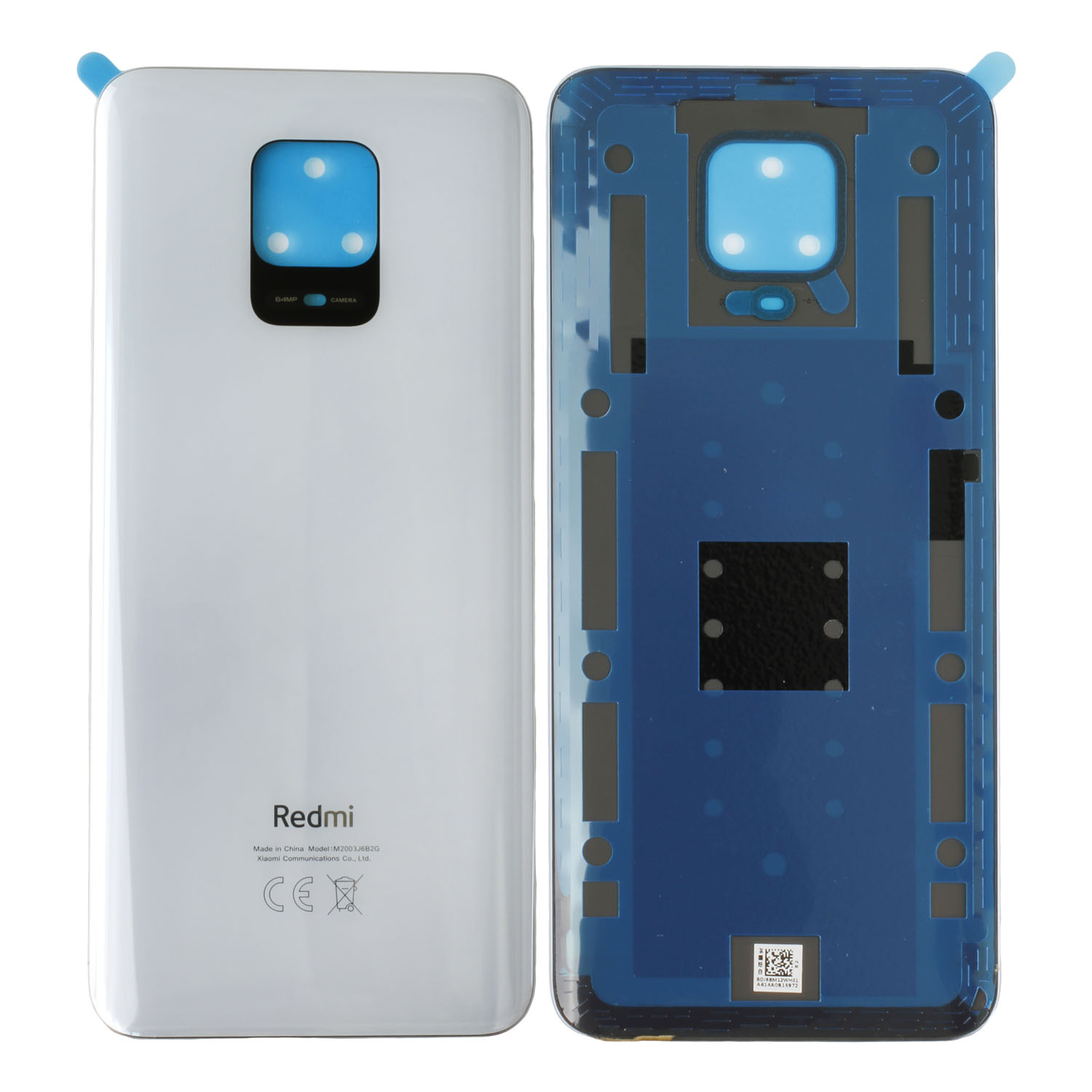 Xiaomi Redmi Note 9 Pro (M2003J6B2G) Battery Cover, White