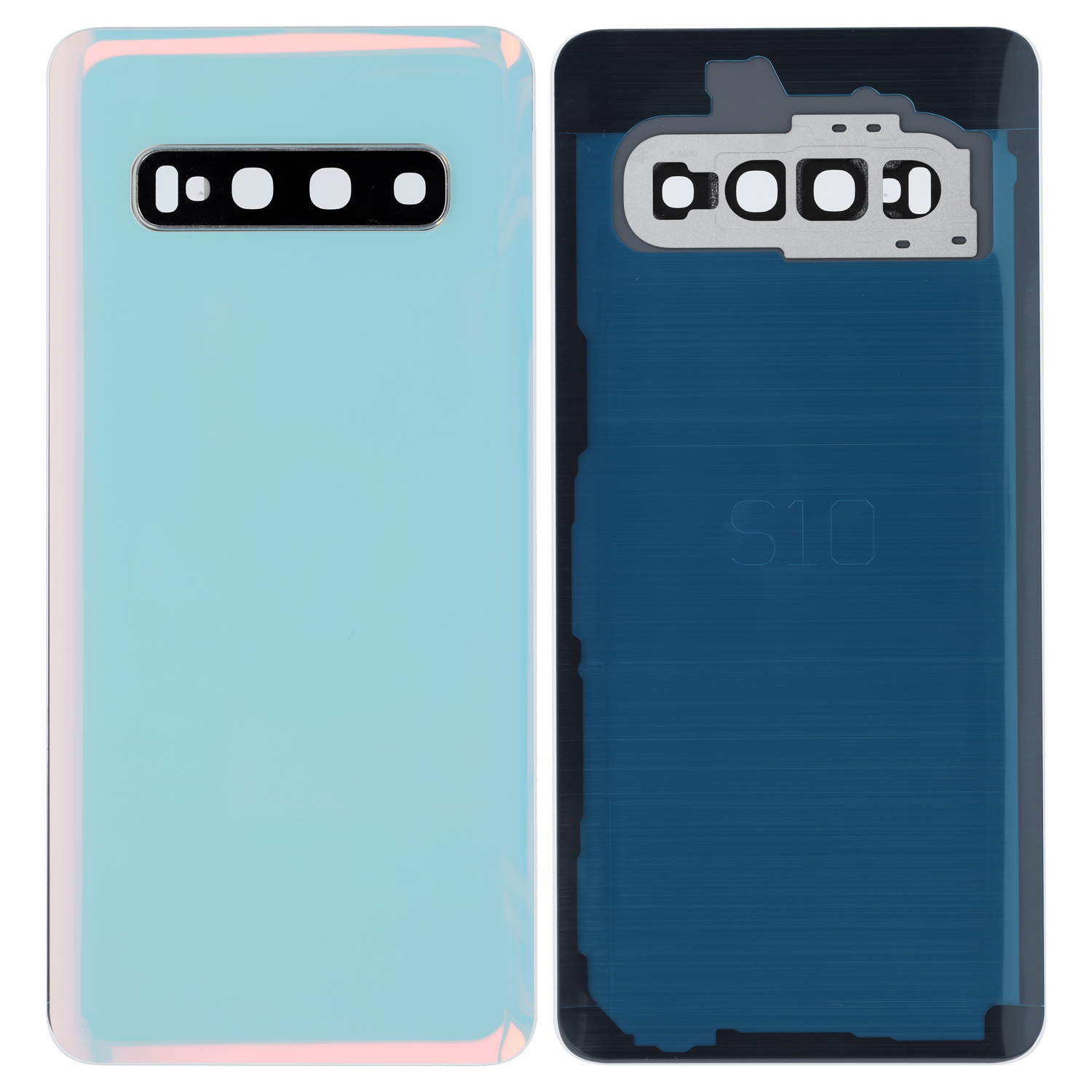 Battery Cover compatible to Samsung Galaxy S10 G973F, Prism White