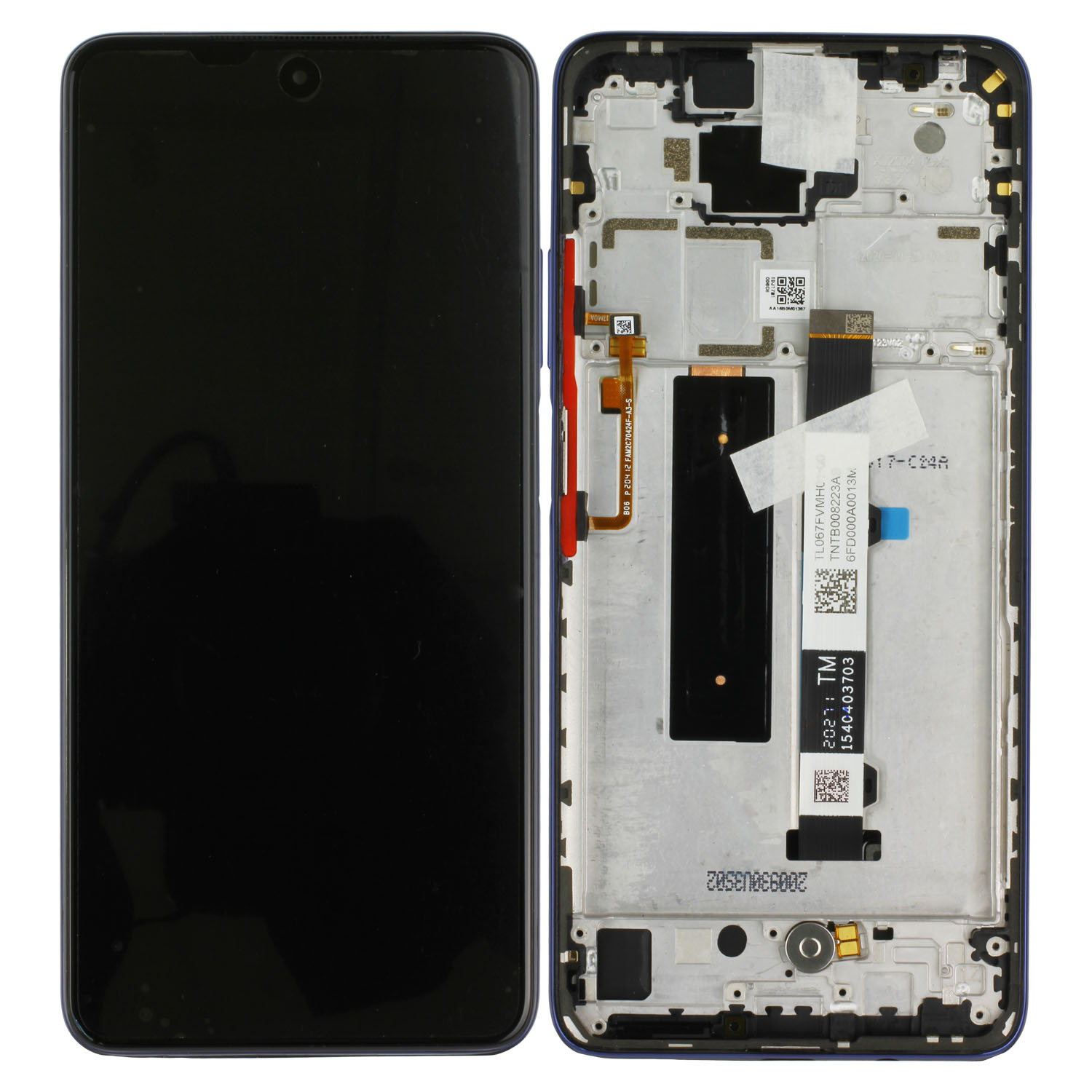 Xiaomi Mi 10T Lite 5G (M2007J17G) LCD Display, Atlantic Blue Serviceware