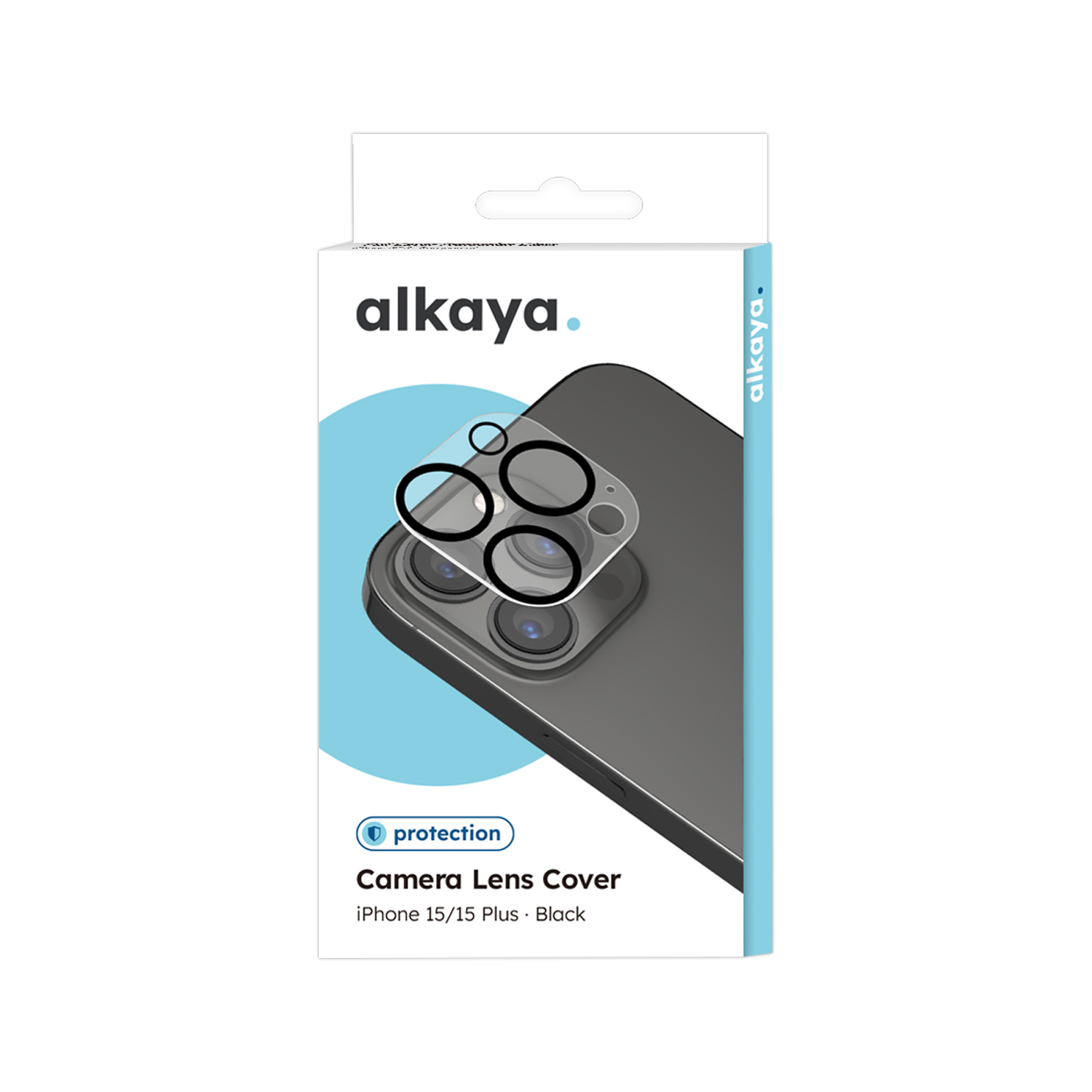 alkaya. | Lens Shield Kamerschutzglass Apple iPhone 15 / 15 Plus , Transparent