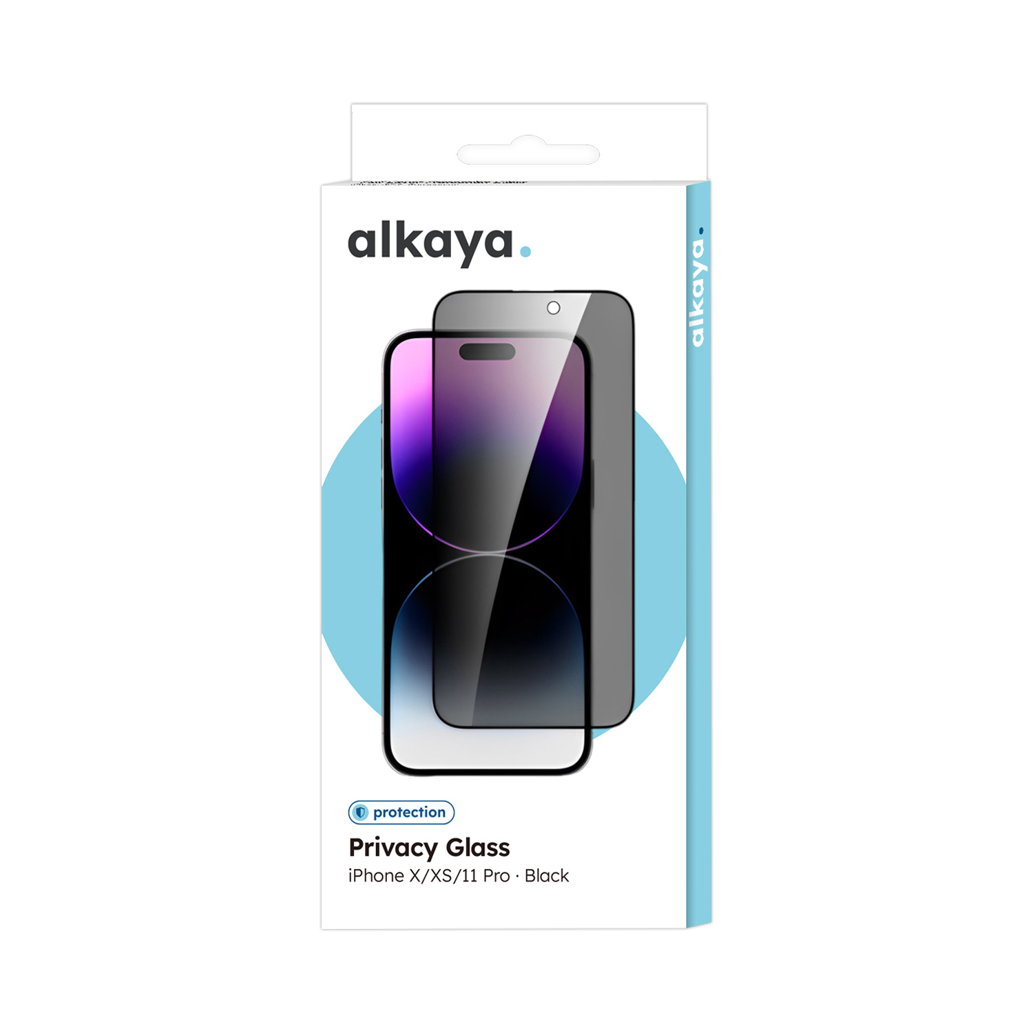 alkaya. | A Shield Display Privacy Glass 3D Full Cover Privacy iPhone X/XS/11 Pro