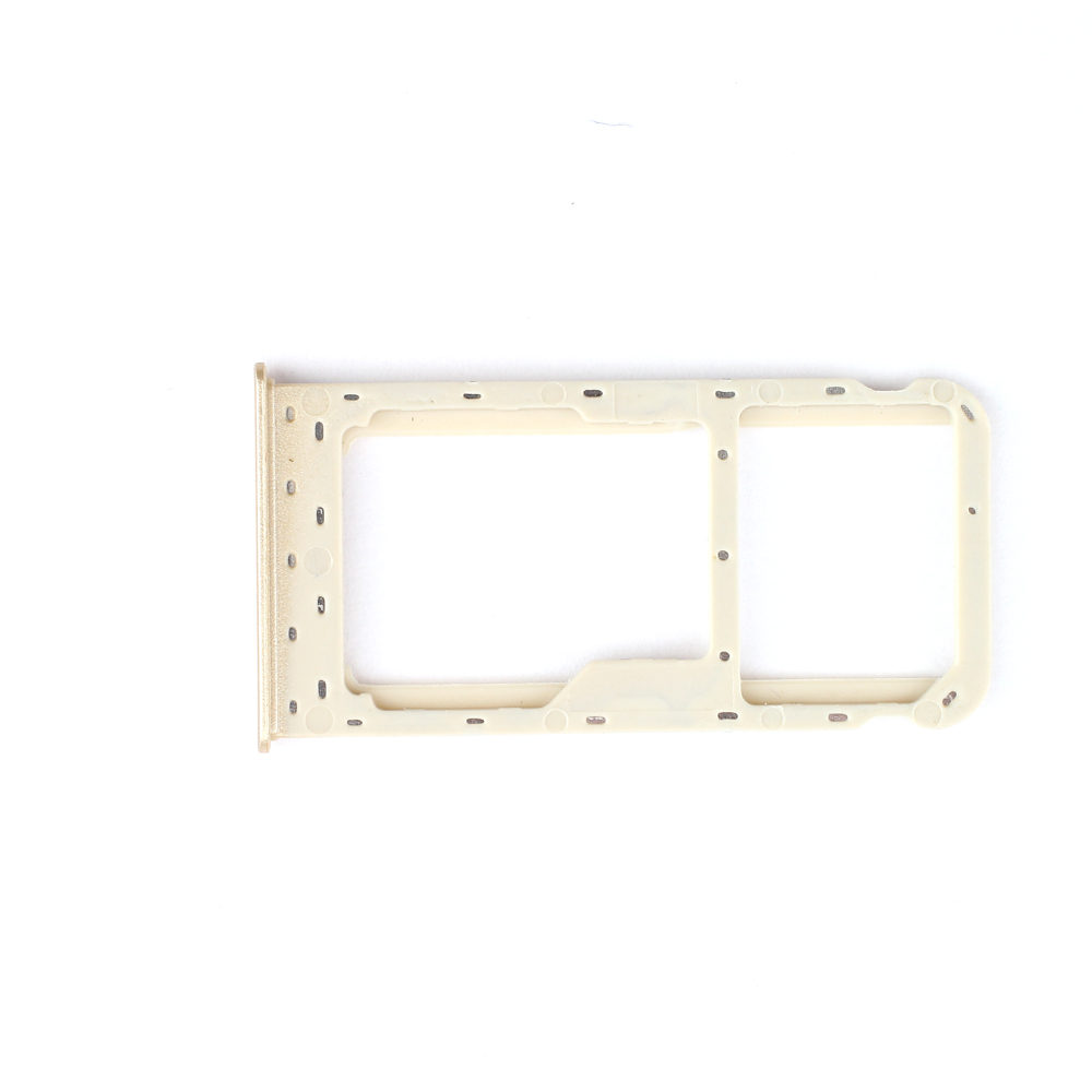 Sim Tray compatible with Huawei P Smart (Dual Sim), Gold