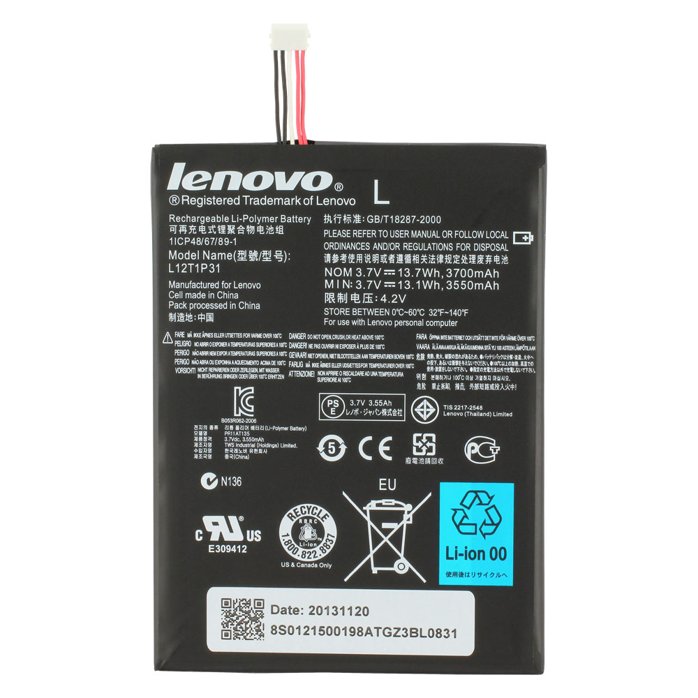 Lenovo IdeaTab Battery L12T1P31, Bulk