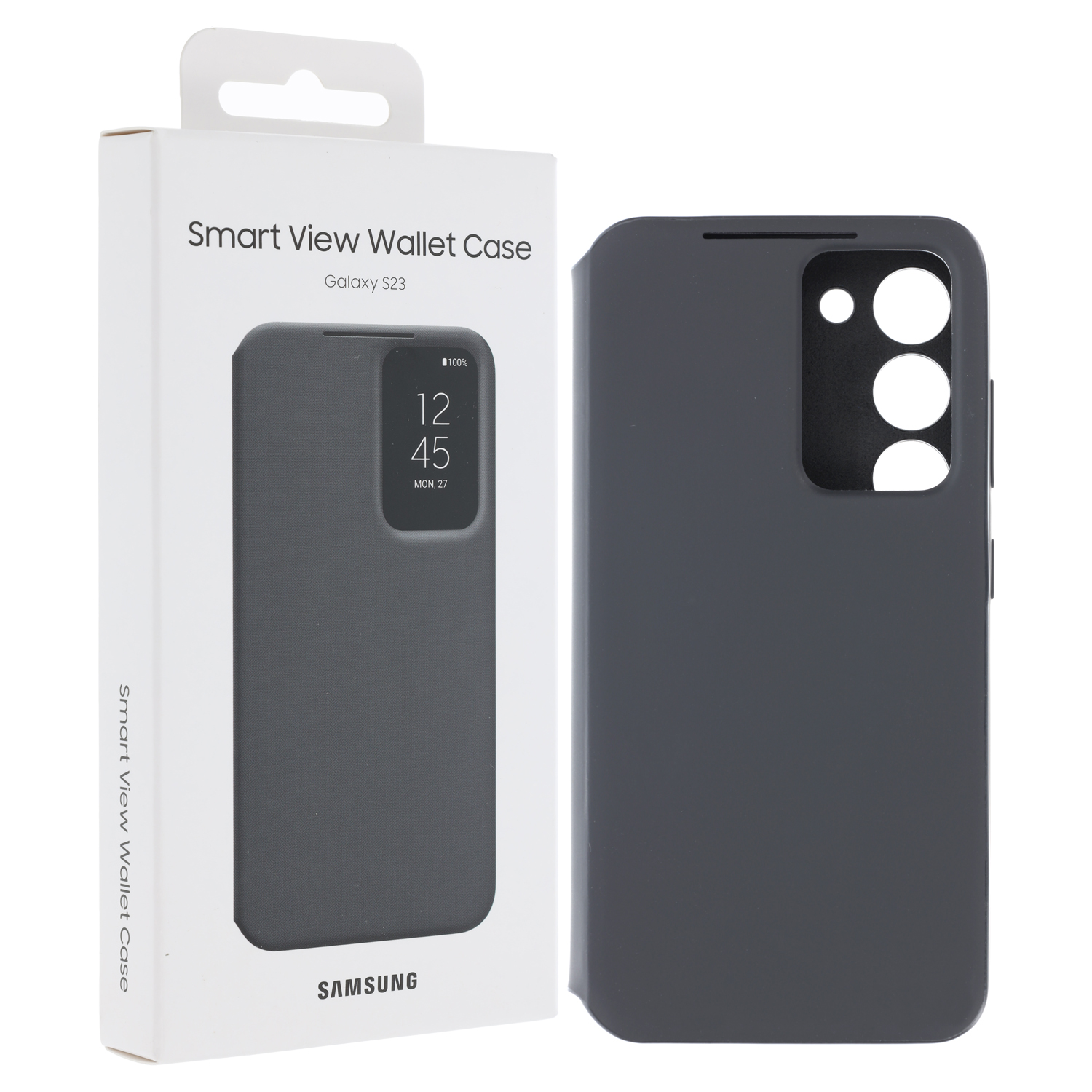 Samsung Galaxy S23 S911B Smart View Wallet Cover EF-ZS911CBEGWW, Black
