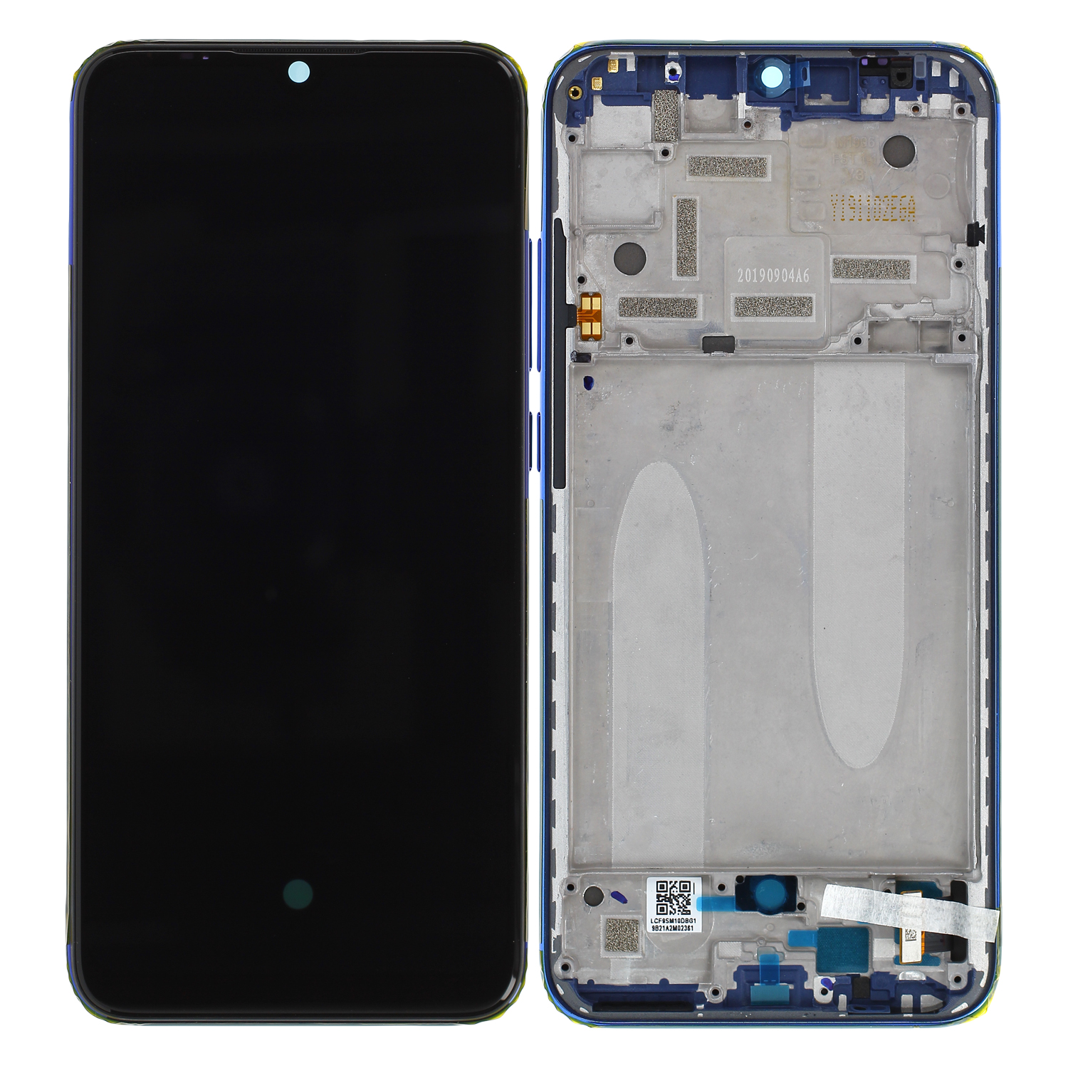 Xiaomi Mi A3 / CC9e LCD Display, Blue Service Pack