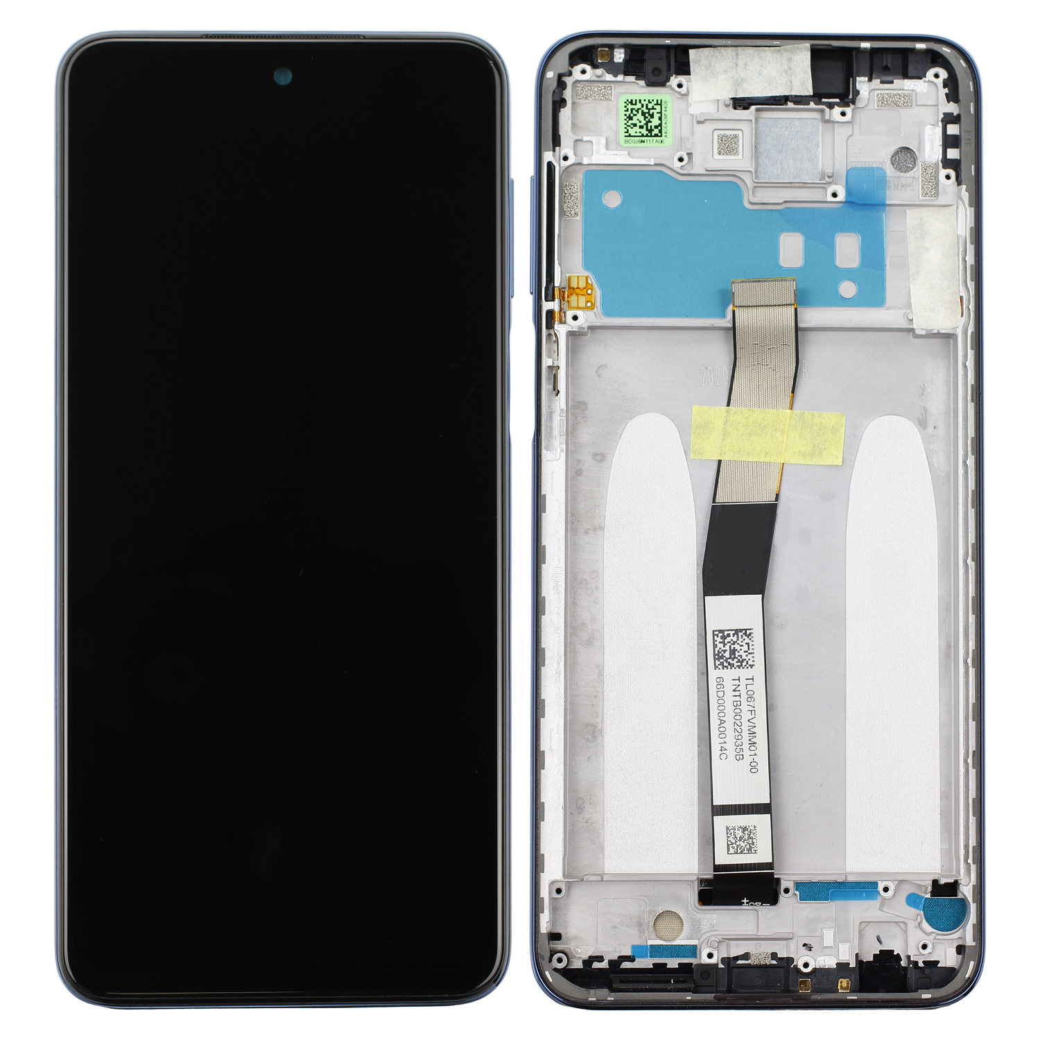 Xiaomi Redmi Note 9S J6A1 LCD Display, Service Part Interstellar Gray
