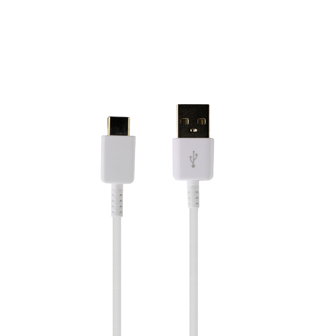 Datenkabel USB 2.0 Typ C EP-DN930CWE Weiß Bulk Kompatibel für Samsung