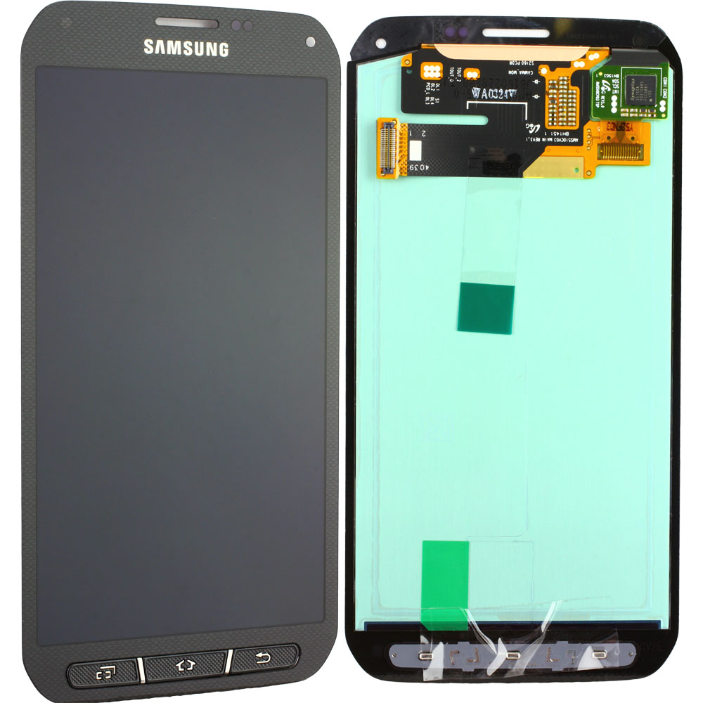 Samsung Galaxy S5 Active G870A LCD Display, Titanium Gray