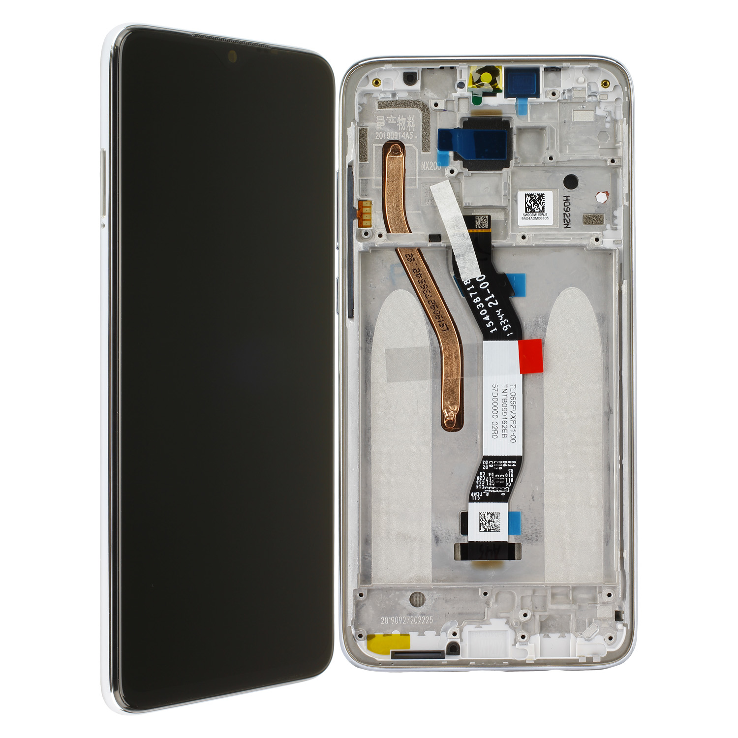 Xiaomi Redmi Note 8 Pro  LCD Display, White Serviceware