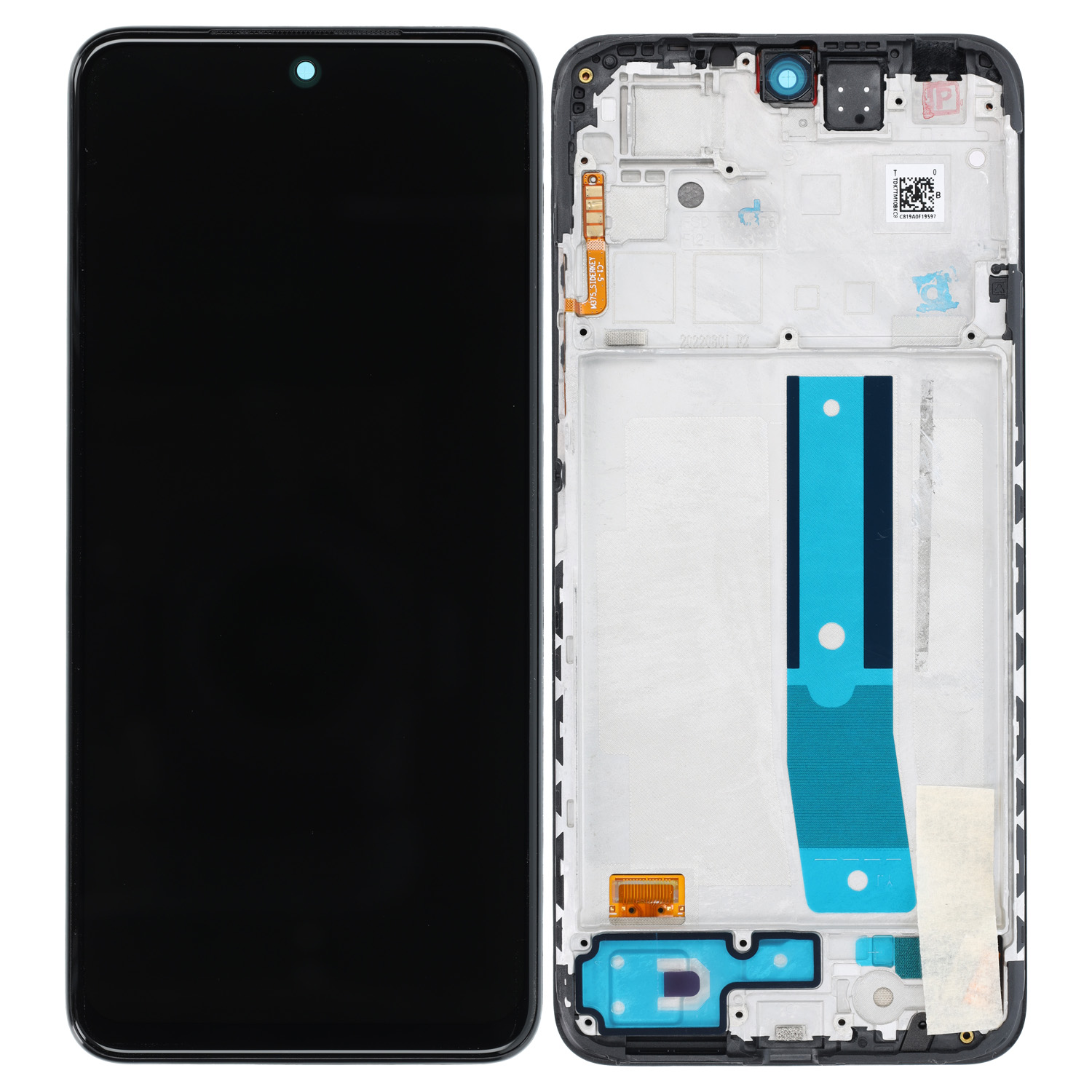 Xiaomi Redmi Note 11 (K7T) LCD Display, Black Serviceware