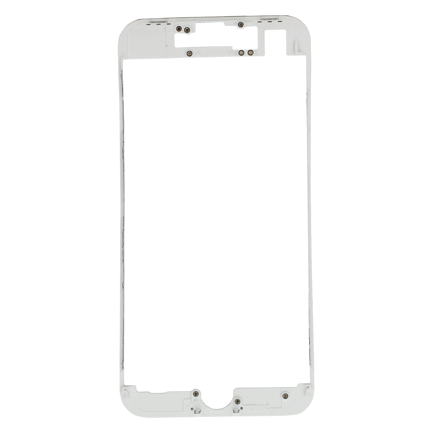 Frontrahmen mit kompatibel mit iPhone 8/SE2 (2020), Weiß