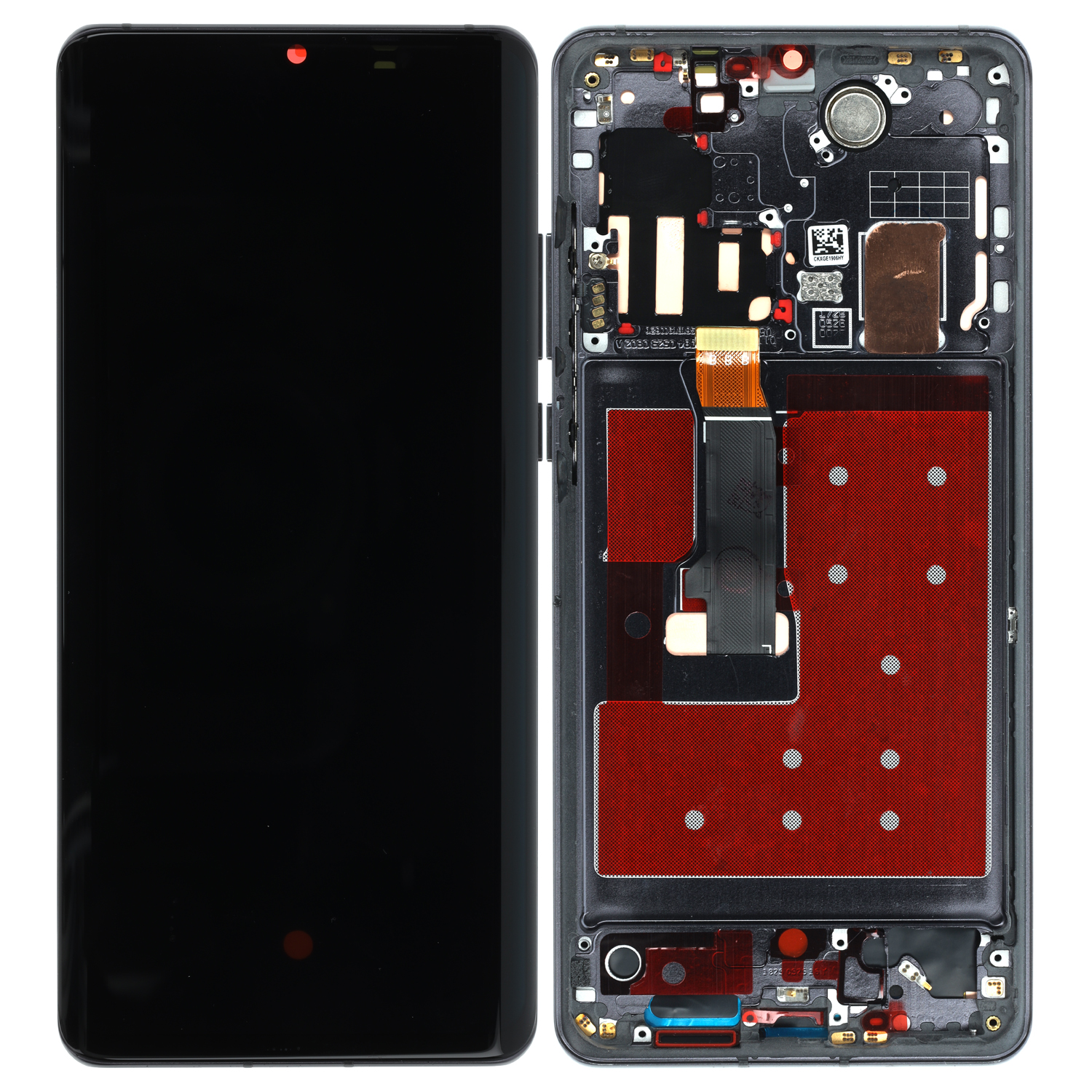 LCD Display compatible to Huawei P30 Pro, Aurora Black