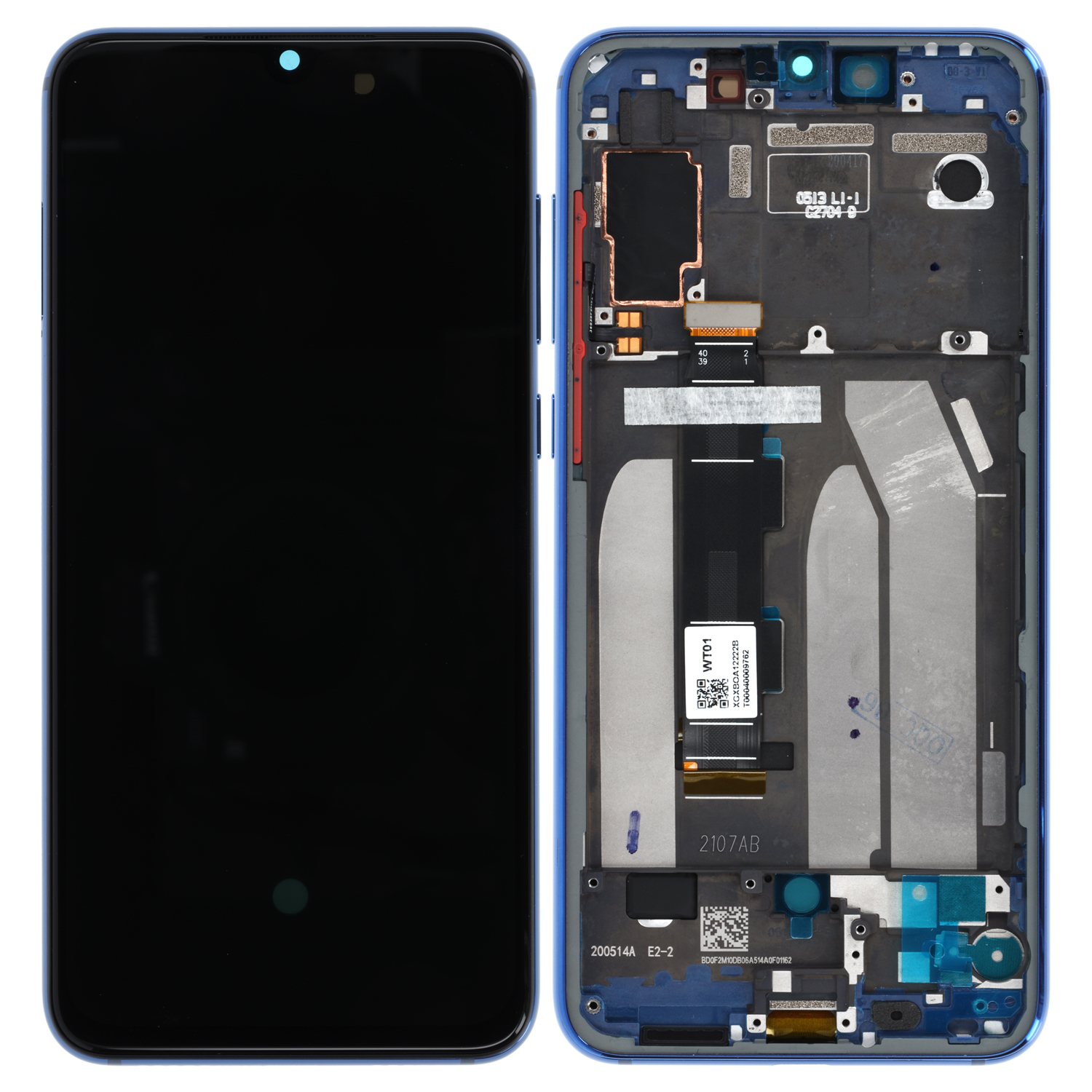 Xiaomi Mi 9 SE LCD Display, Serviceware, Blau