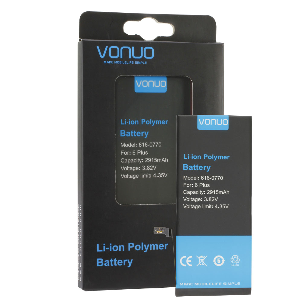 Vonuo Power Plus Battery for Apple iPhone 6 Plus, Blister 2915 mAh