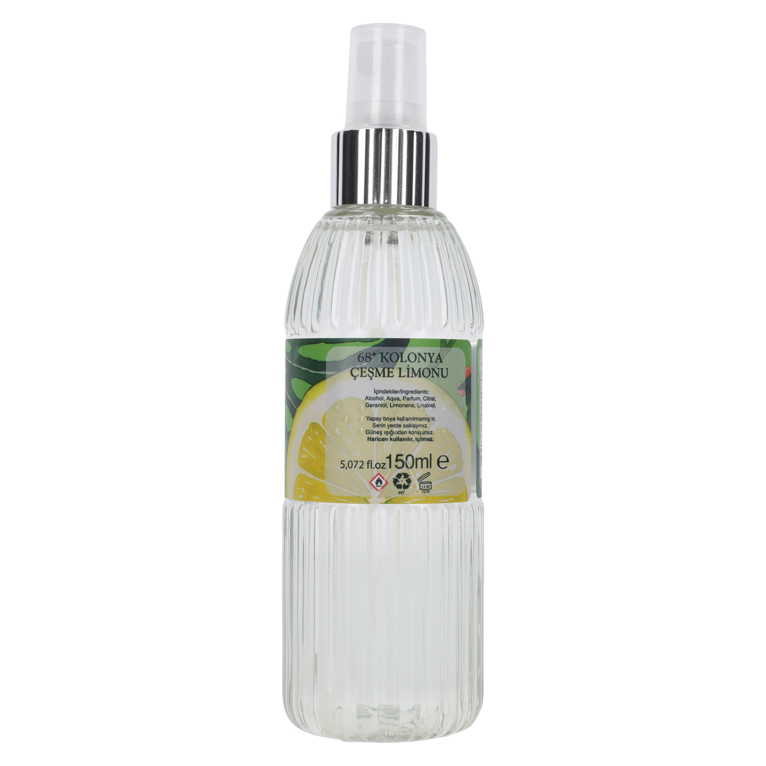 Kolonya Cesme Limonu (Lemon) fragrancy 150 ml Spray