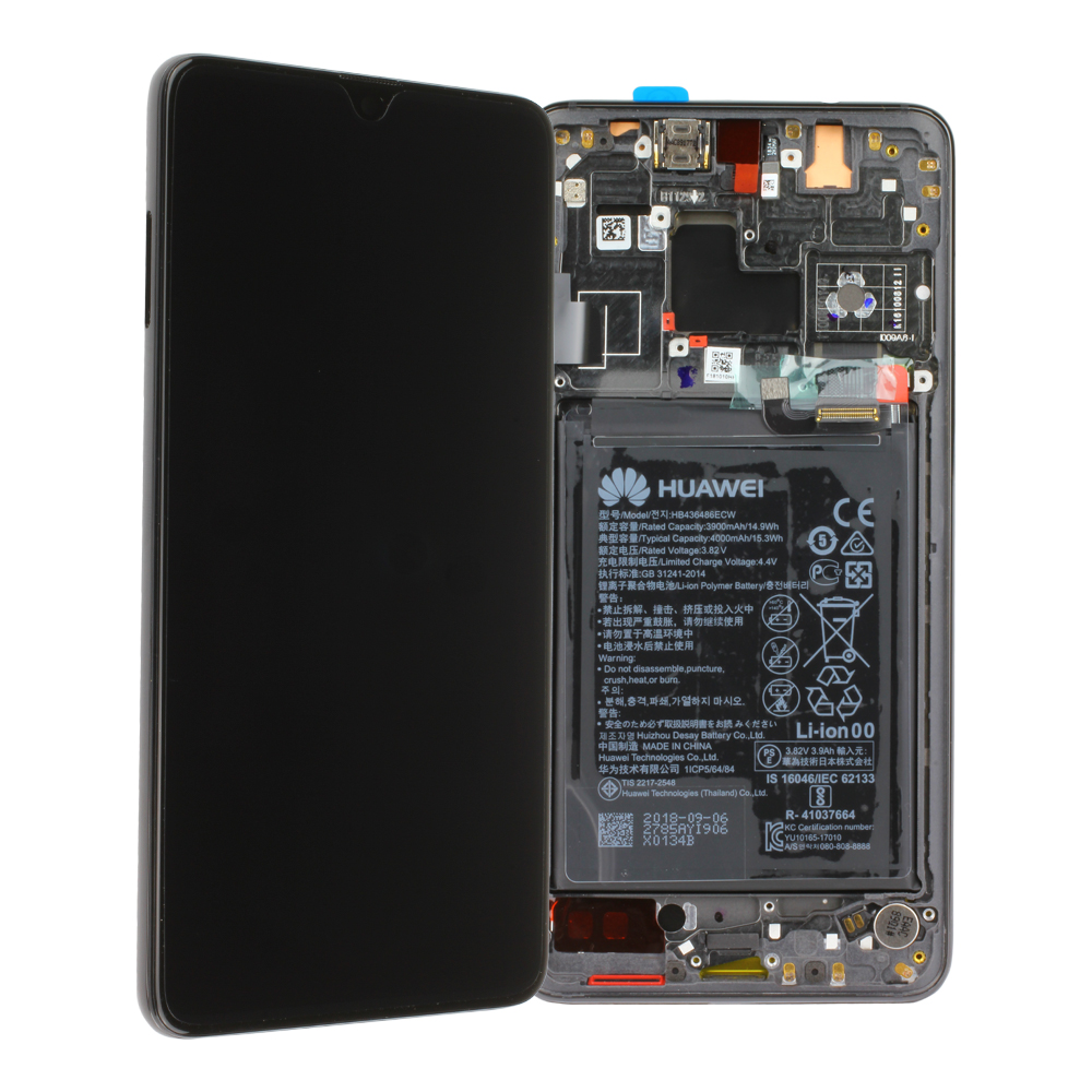 Huawei Mate 20 HMA-09/HMA-L29 LCD Display, Black (Service Pack)