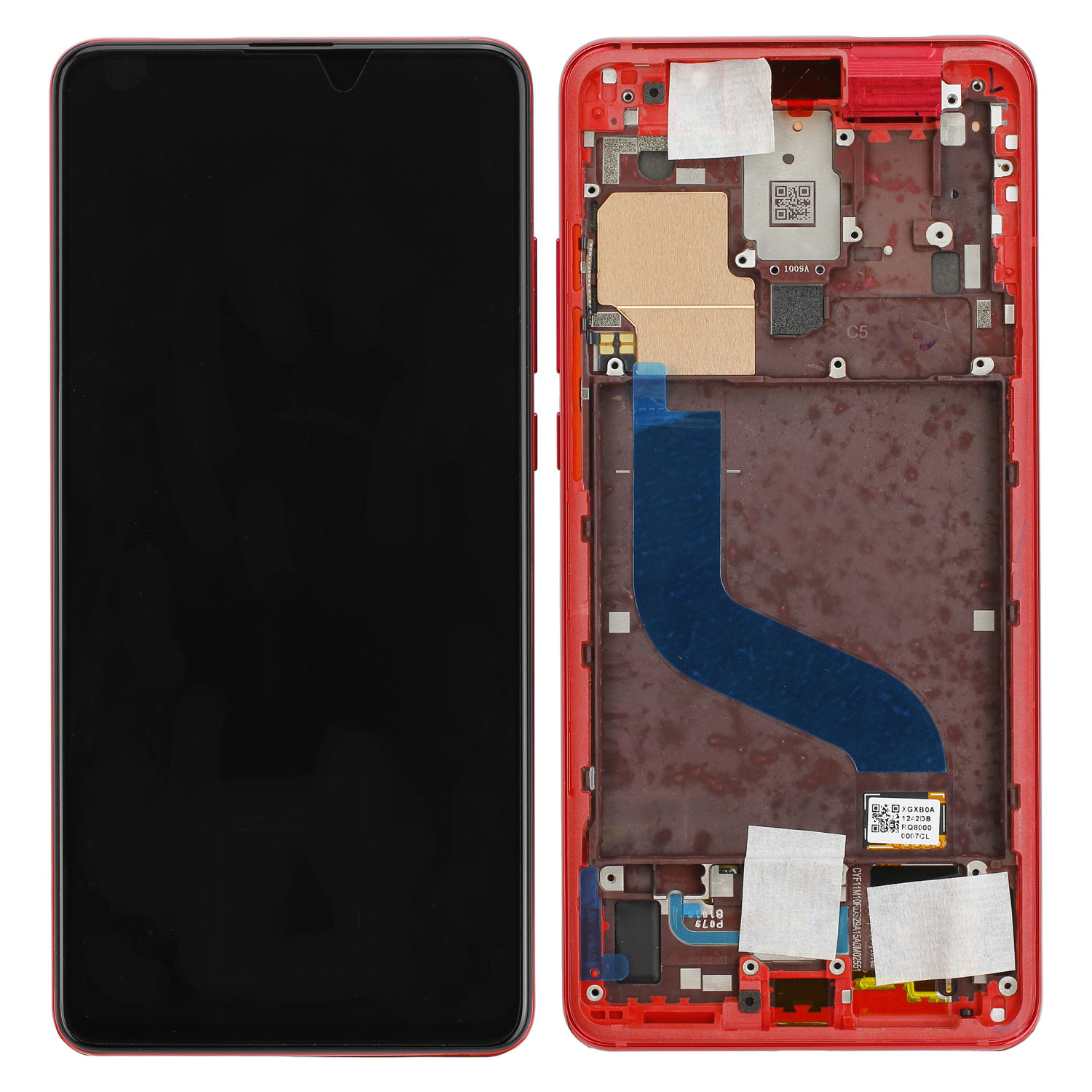 Xiaomi Mi 9T (M1903F10G), Mi 9T Pro (M1903F11G) LCD Display Red Flame, Serviceware