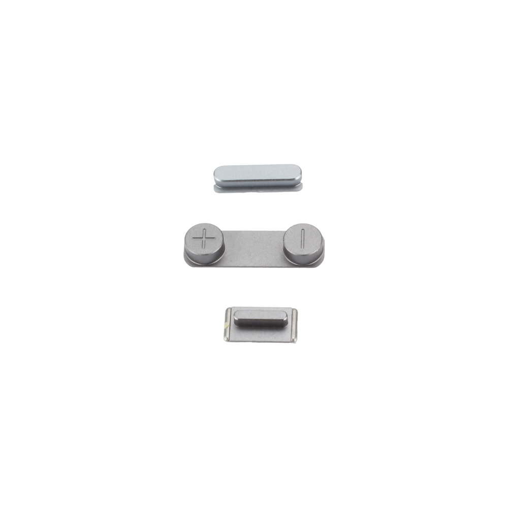 Button Set with Volume, Mute and Power Button compatible with iPhone 5S Space Grey