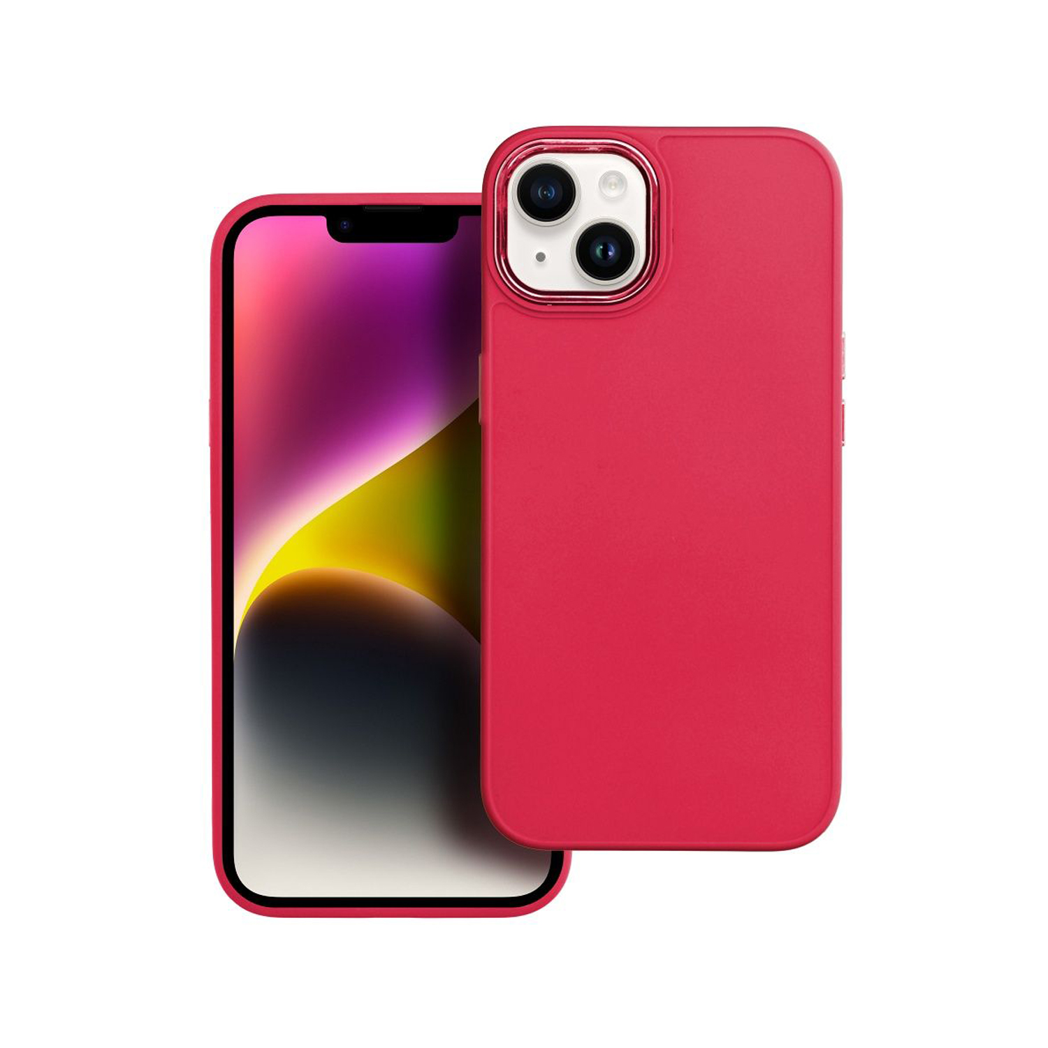 PT line Protective Case Magenta with Frame  for iPhone 15