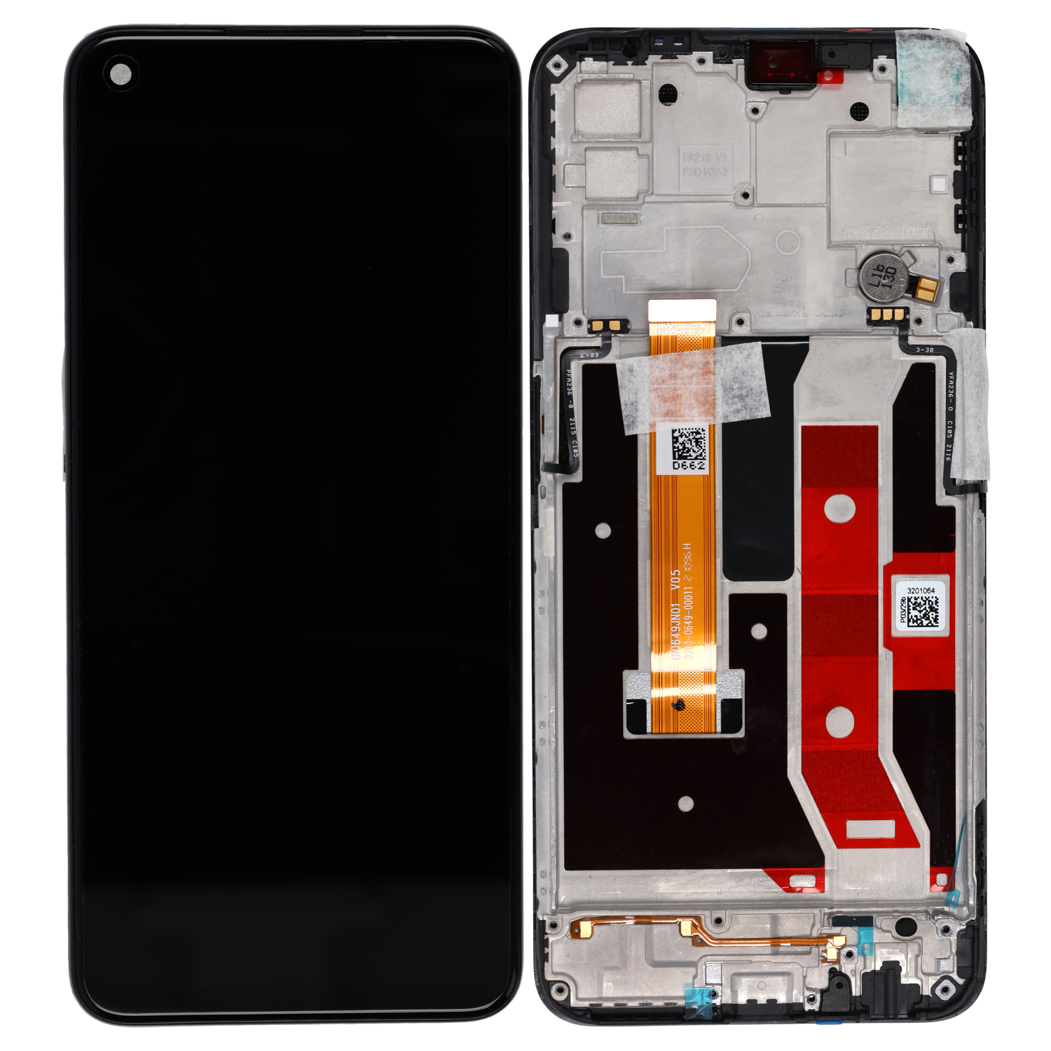Oppo A72 5G, A72N 5G, A73 5G LCD Display Black