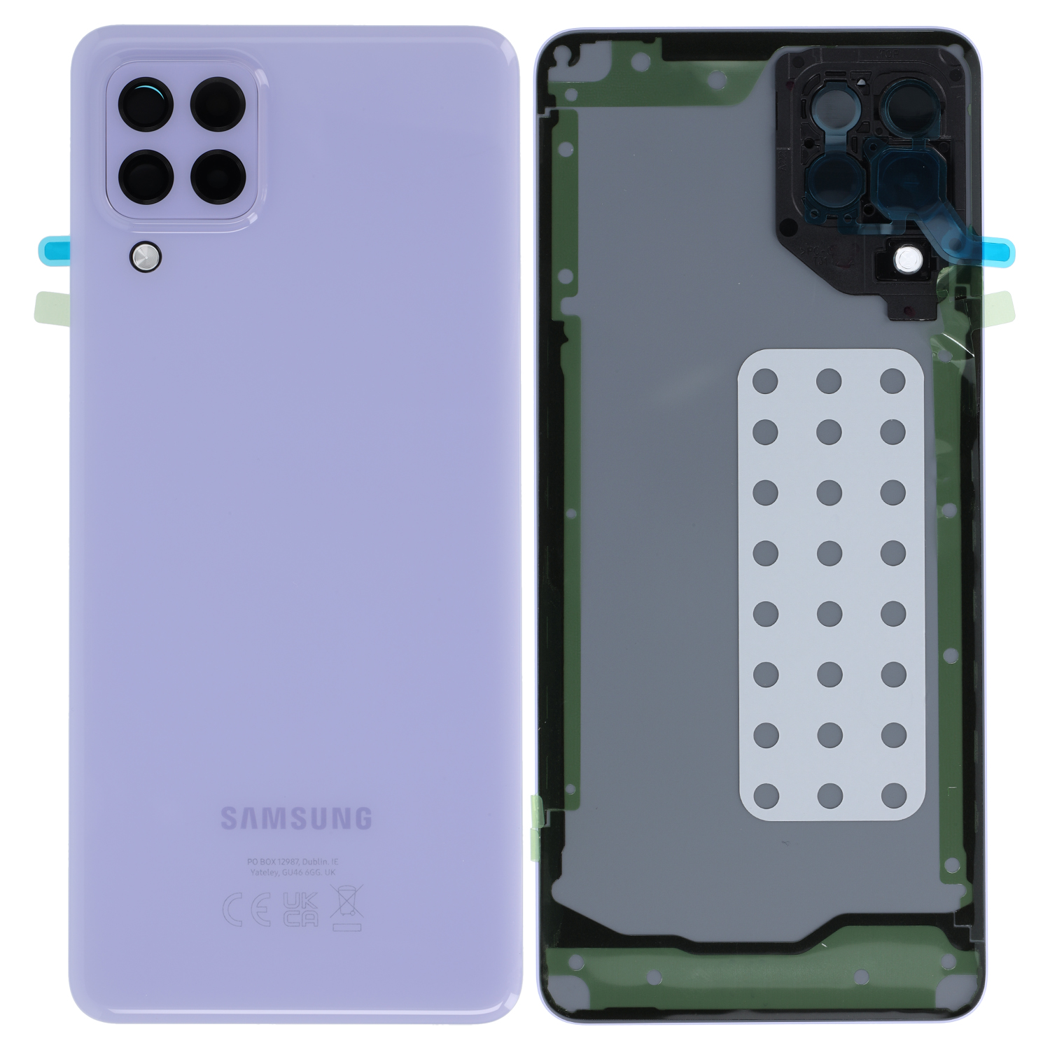 Samsung Galaxy A22 A225F Battery Cover, Light Violett Servicepack