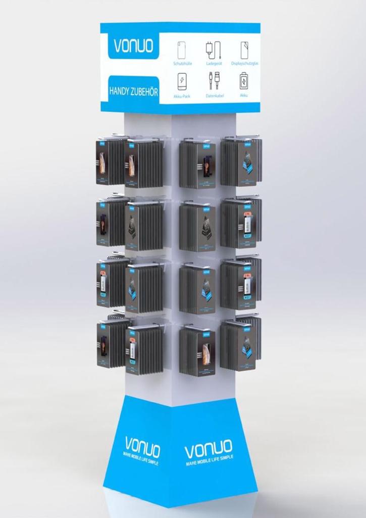 Vonuo POS DISPLAY  product stand 360 degrees