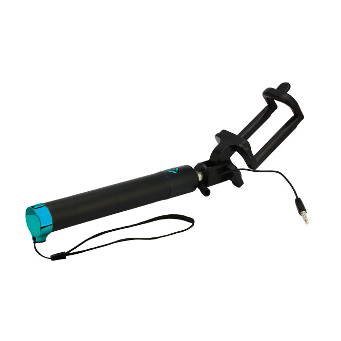 PT line Selfie Stick Kabelgebunden, Turquoise Blister