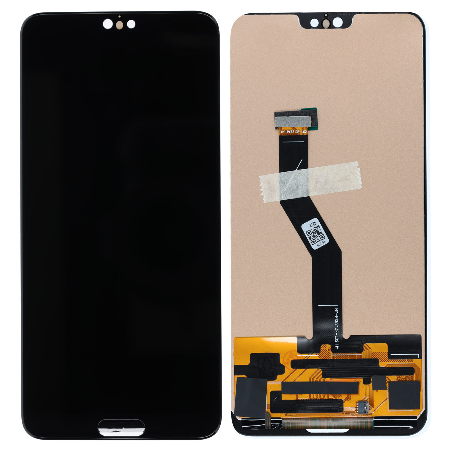 LCD Display kompatibel zu Huawei P20 Pro CLT-L04, Schwarz mit Fingerprint Funktion inkl.Rahmen