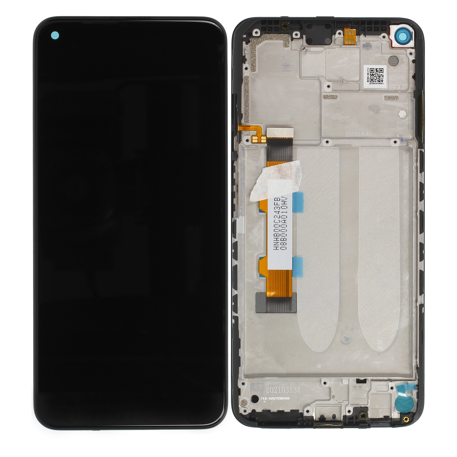 Xiaomi Redmi Note 9T Display, Schwarz Serviceware