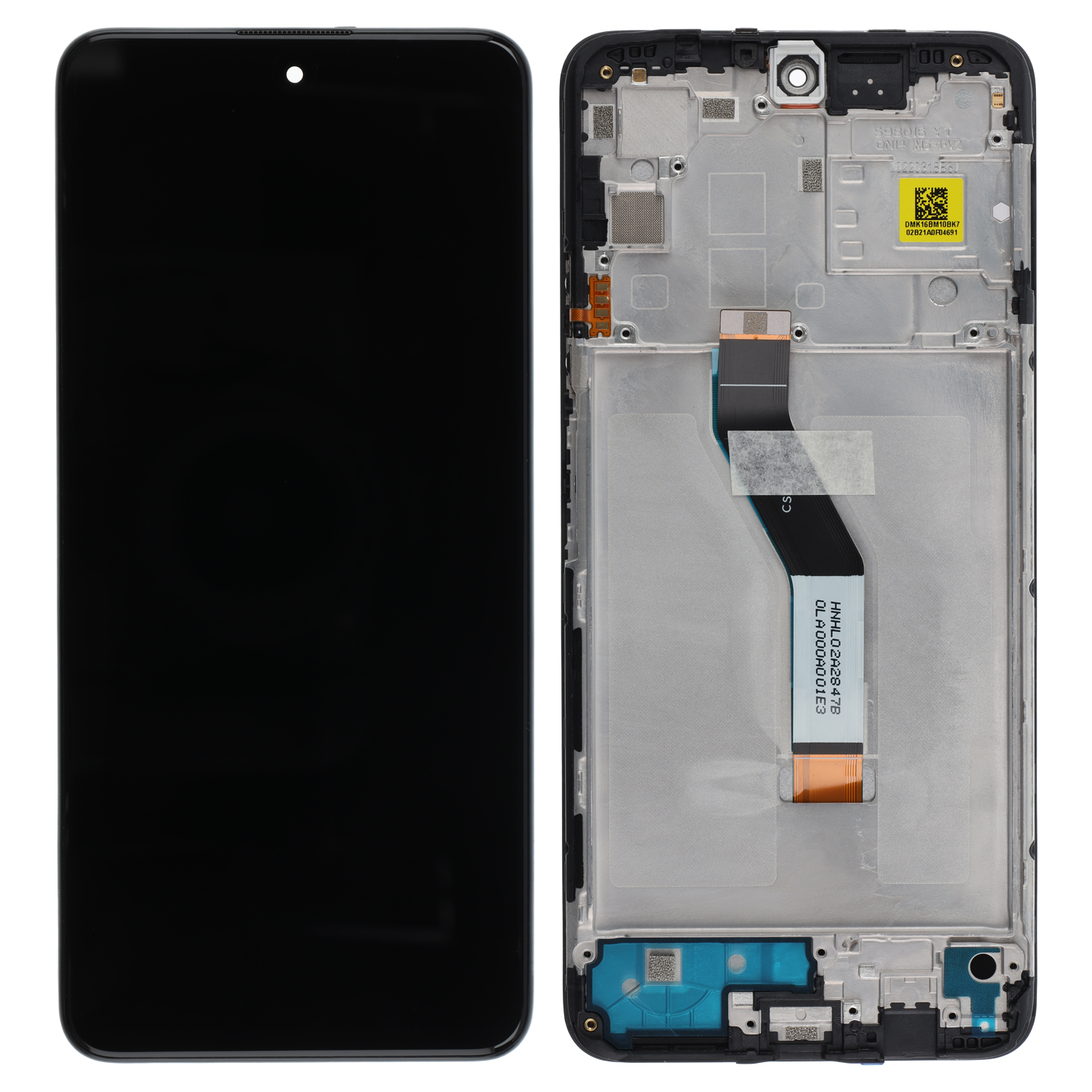 Xiaomi Redmi Note 11S 5G (22031116BG) LCD Display, Schwarz