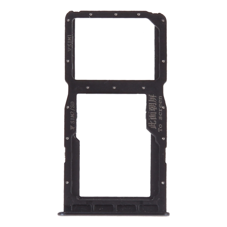 Sim Tray compatible with Huawei P30 lite (Dual Sim), Black