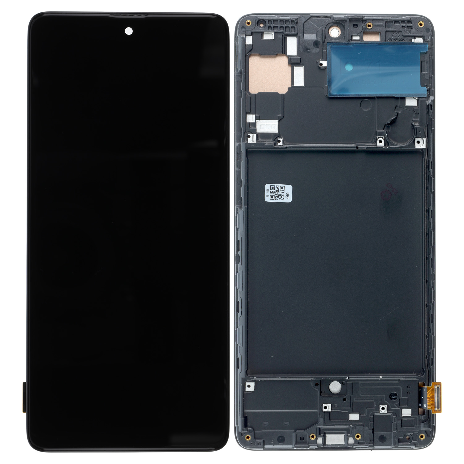 LCD Display Kompatibel zu Samsung Galaxy A71 (A715F) mit Rahmen INCELL (Fingerprint Sensor wird nicht unterstüzt)