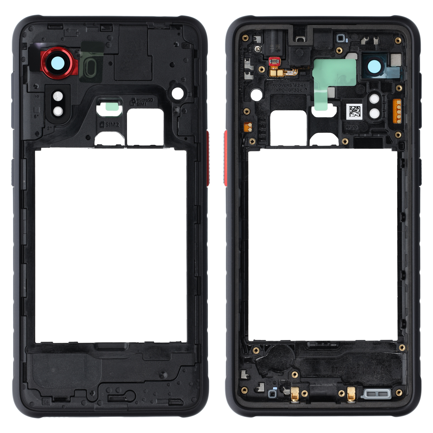 Samsung Galaxy XCover 5 (G525F) Mittelrahmen, schwarz