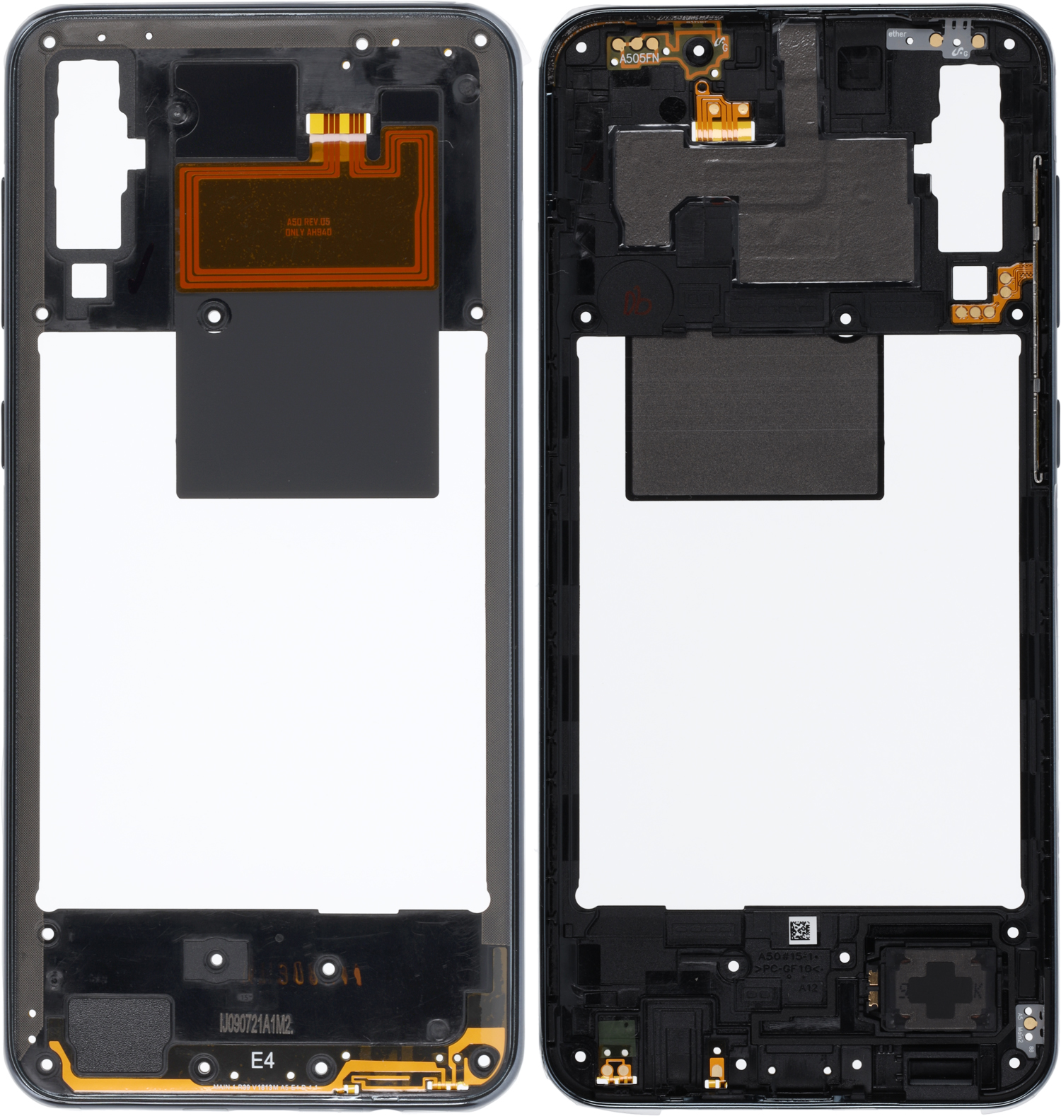 Samsung Galaxy A50 A505F Middle Frame Black