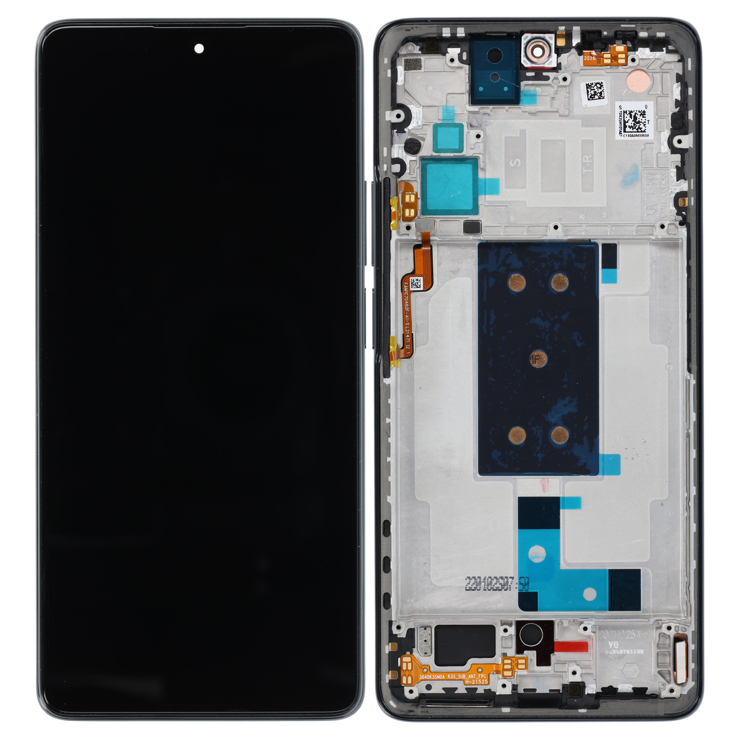 Xiaomi 11T Pro (2107113SG, 2107113SI) LCD Display, Grau Serviceware