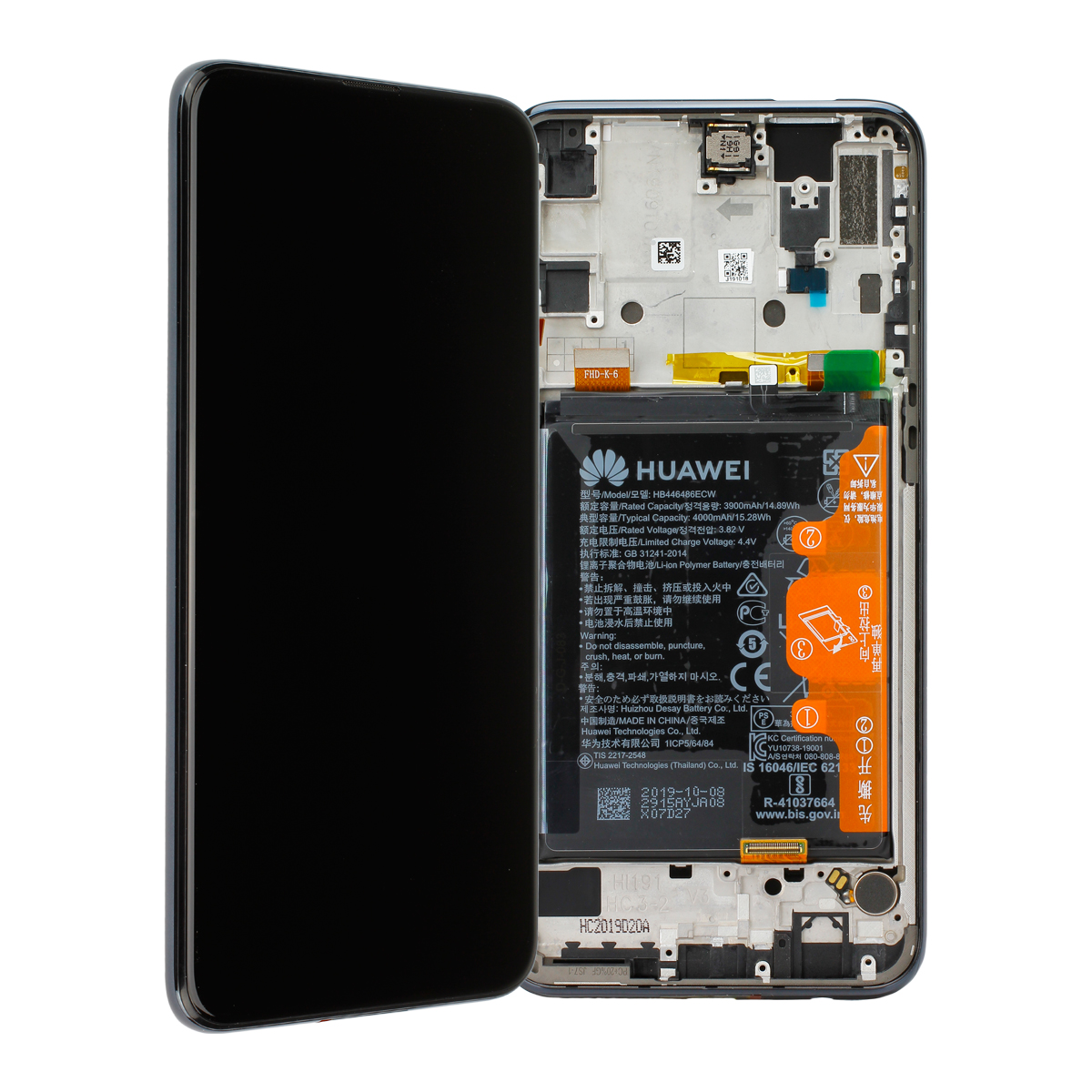 Huawei P Smart Z STK-L21 LCD Display, Black (Service Pack)