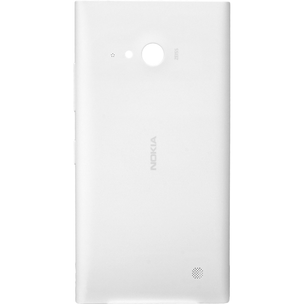 Nokia Lumia 730 Battery Cover, White Bulk Bulk