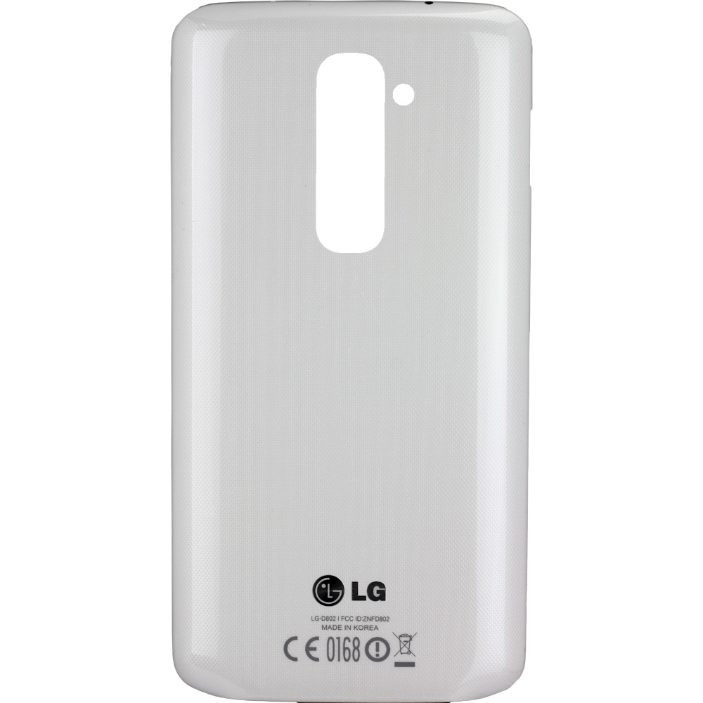 LG G2 D802 Akkudeckel mit NFC Antenne, Weiß Bulk (Serviceware)
