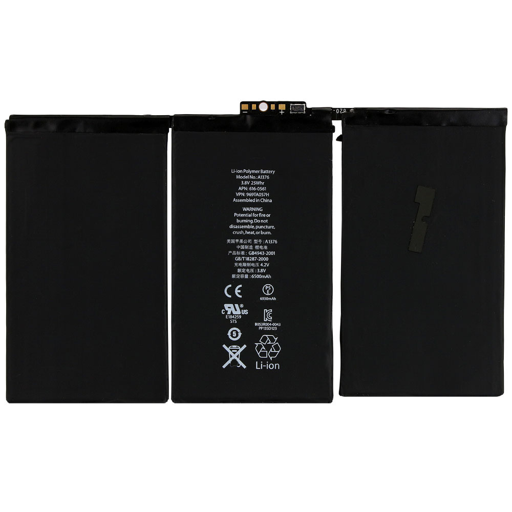 Battery compatible with iPad 2 (A1395, A1396, A1397) like APN: 616-0561/0559/0572/0576