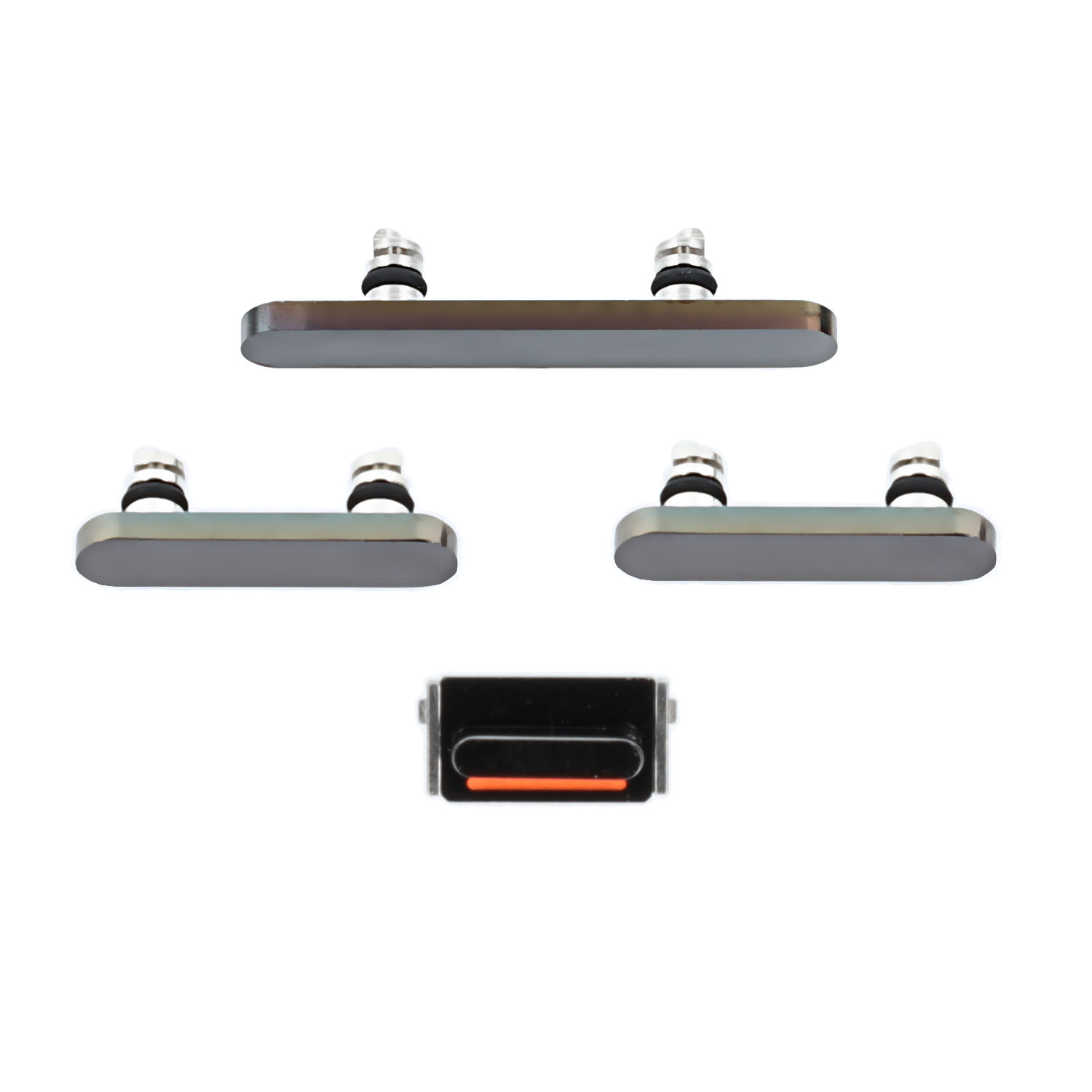Side Button Set Compatible to iPhone 13 Pro (A2638) Graphite