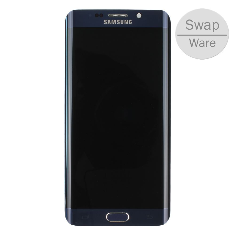 Samsung Galaxy S6 Edge+ G928 Komplett LCD+Frontcover, Schwarz Swap** B-Qualität