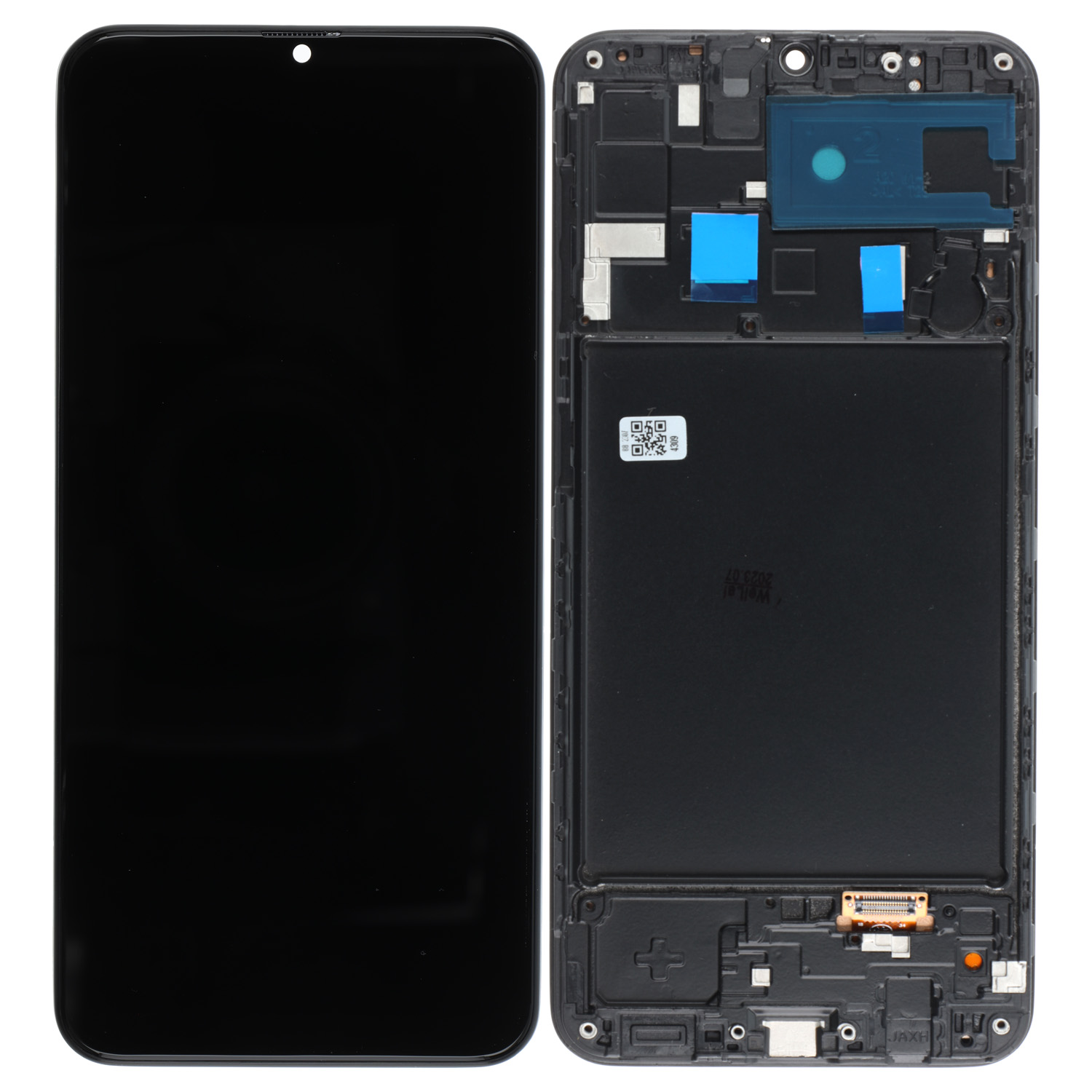 LCD Display Compatible to Samsung Galaxy A20 (A205F) with Frame INCELL