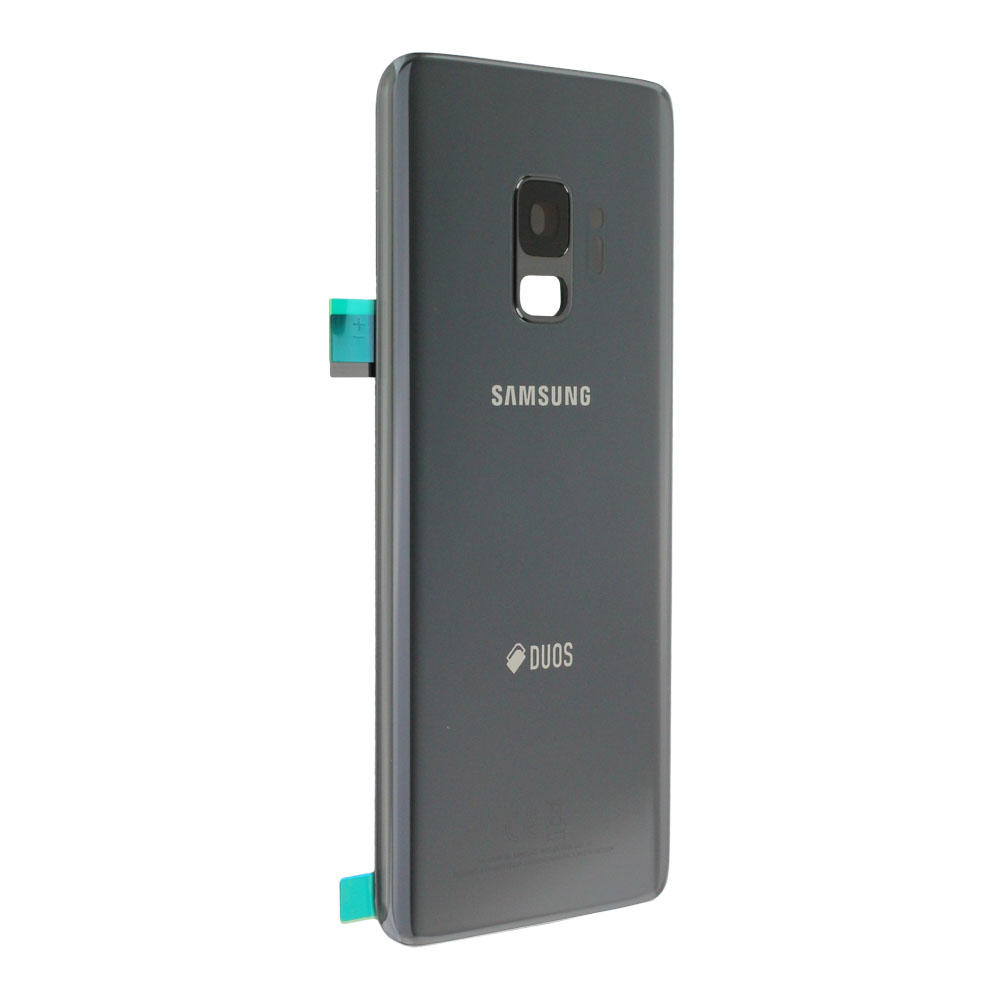 Samsung Galaxy S9 Dous G960F Battery Cover, Titanium Grey