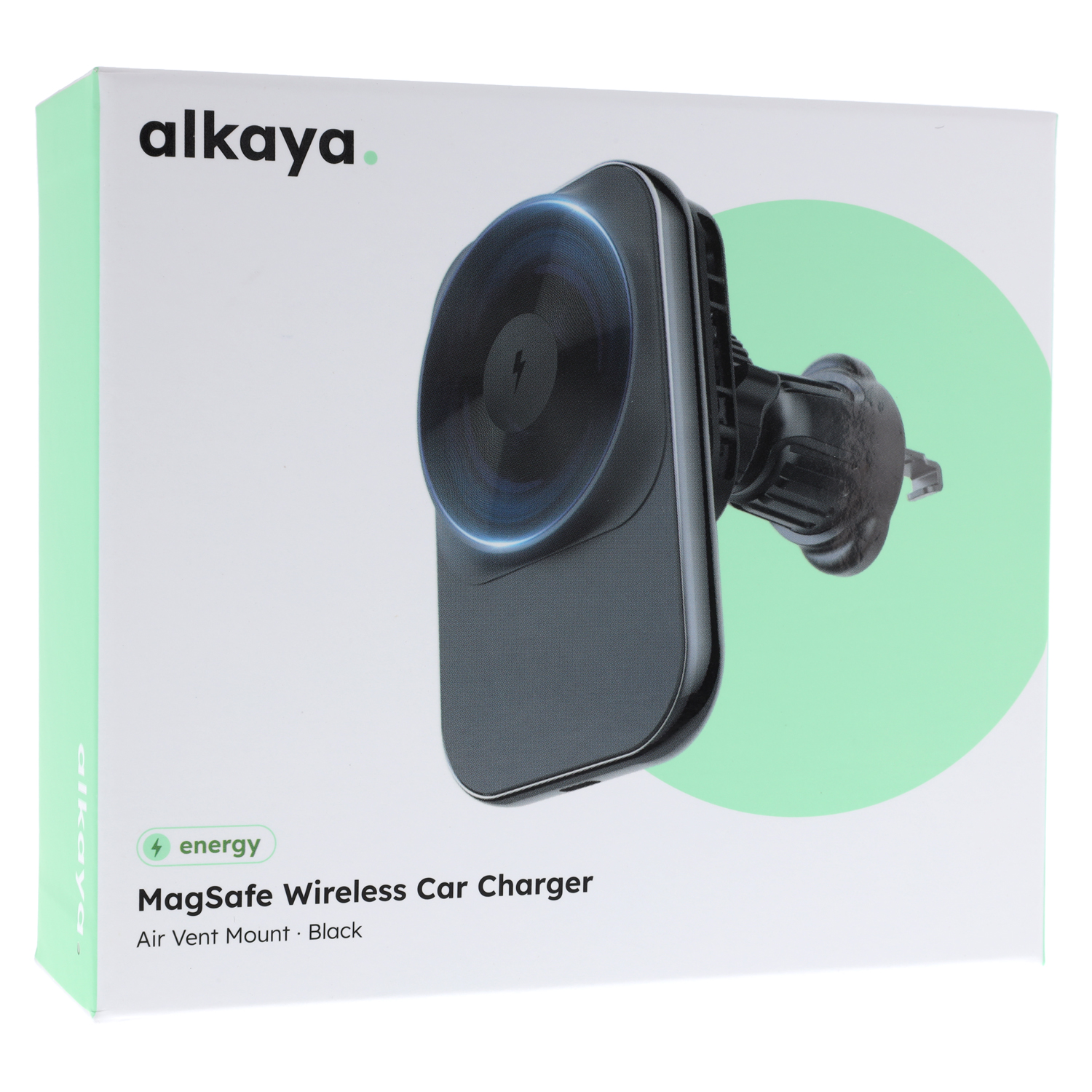 alkaya. | Breeze MagSafe Wireless Car Charger, Black