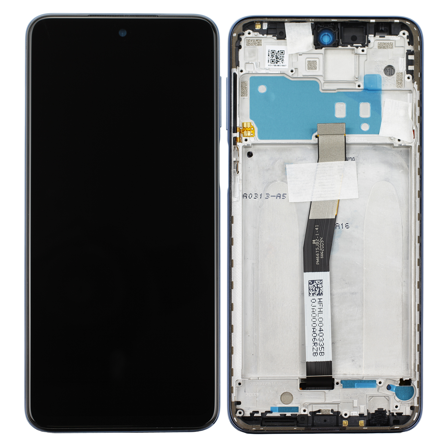 Xiaomi Redmi Note 9 Pro LCD Display, Service Part Interstellar Gray